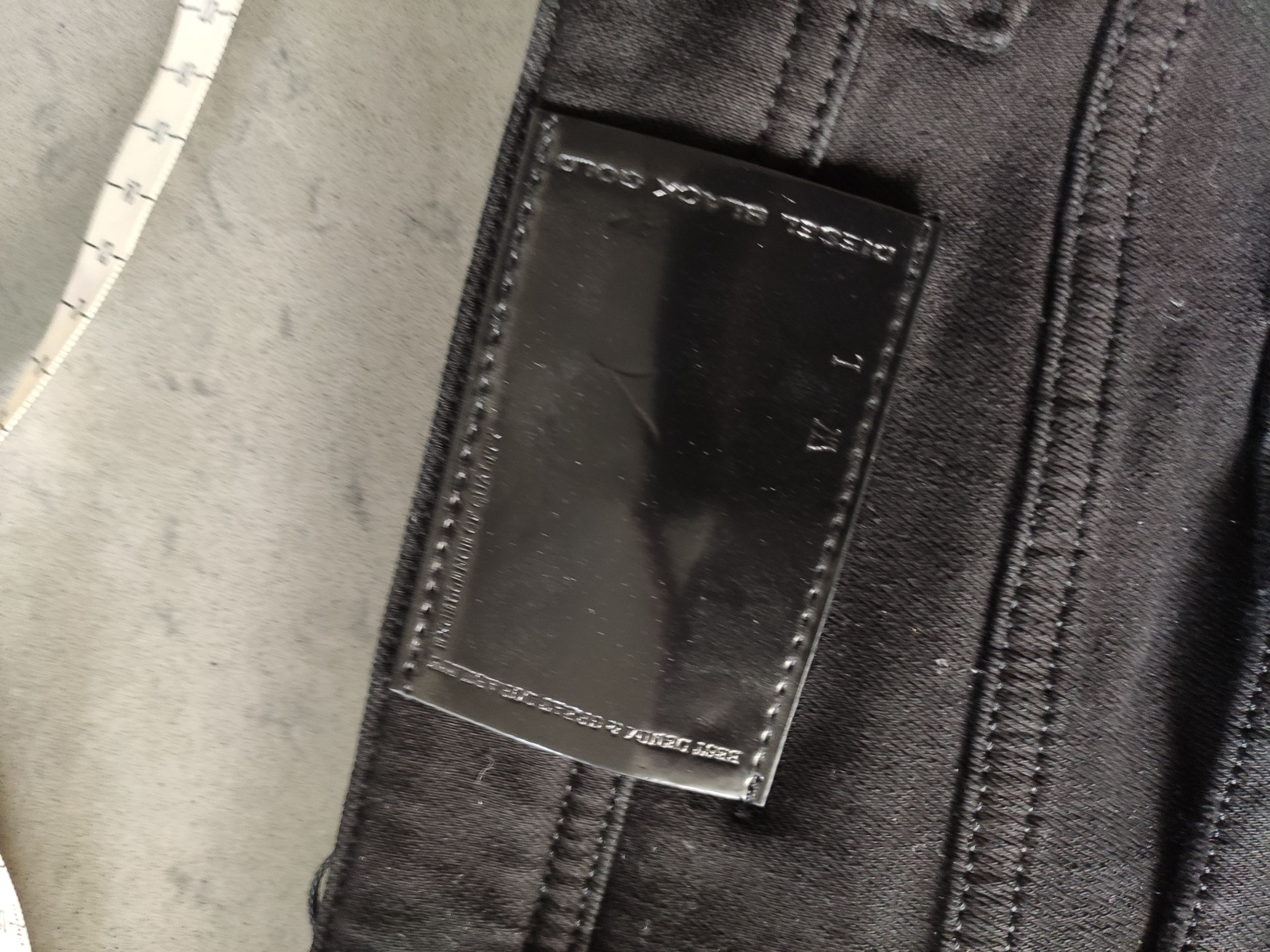 Diesel Black Gold Type-2512 Jeans in Black (size 34") Size US 34 / EU 50 - 7 Thumbnail