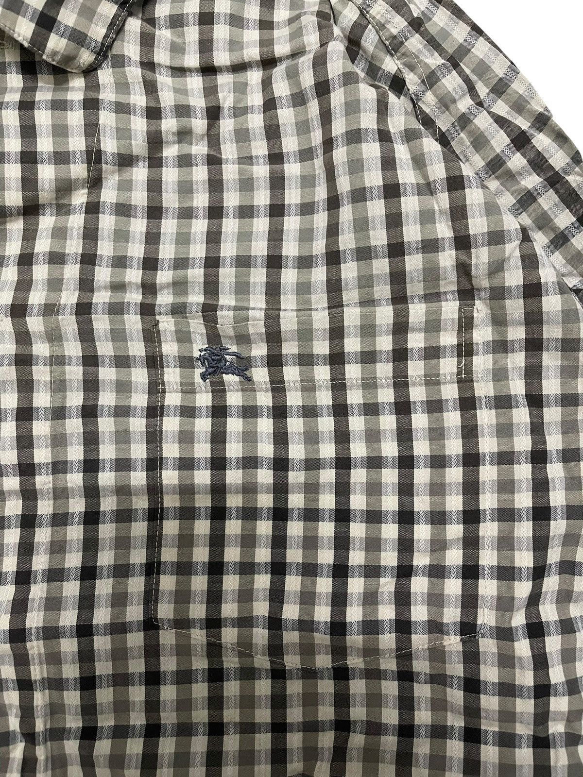Burberry Vintage Burberry Checkered Button Up Shirt Size US L / EU 52-54 / 3 - 3 Thumbnail
