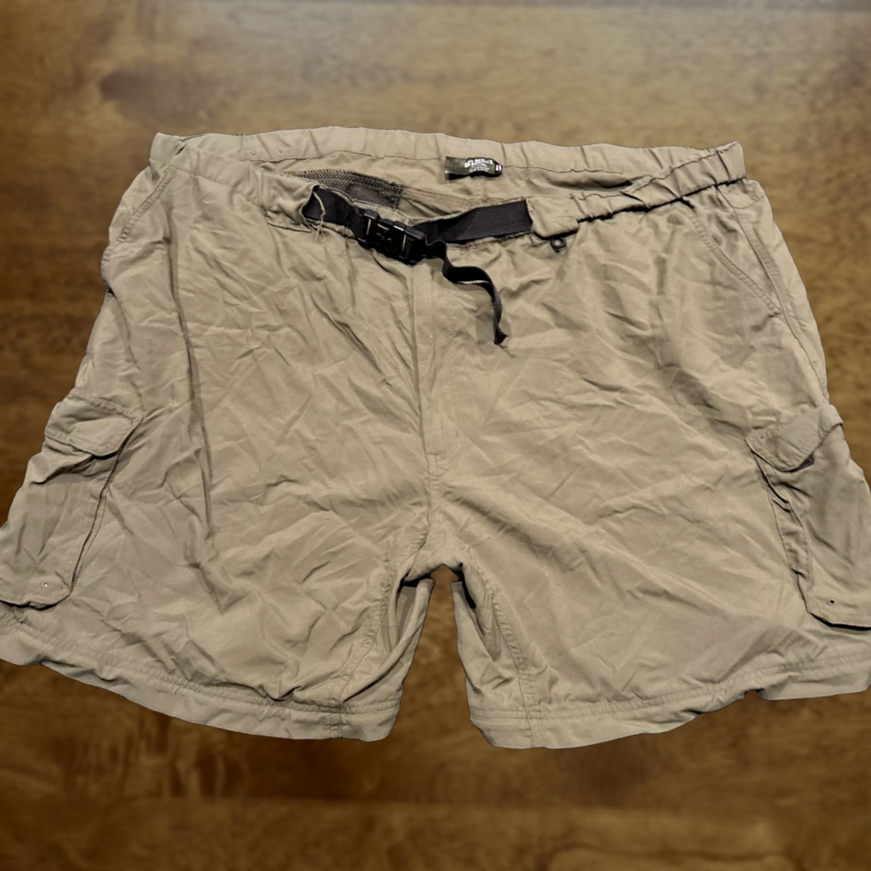 Vintage Boy Scouts of America Cargo Shorts Men 3XL Green Belted Outdoor B32 Size US 39 - 1 Thumbnail