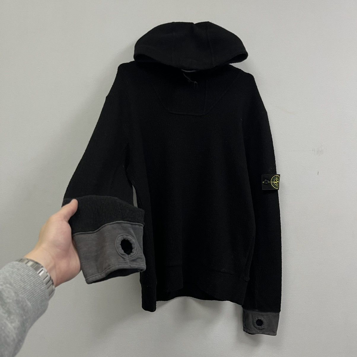 Stone Island Vintage Stone Island Hoodie Black Size US L / EU 52-54 / 3 - 2 Thumbnail