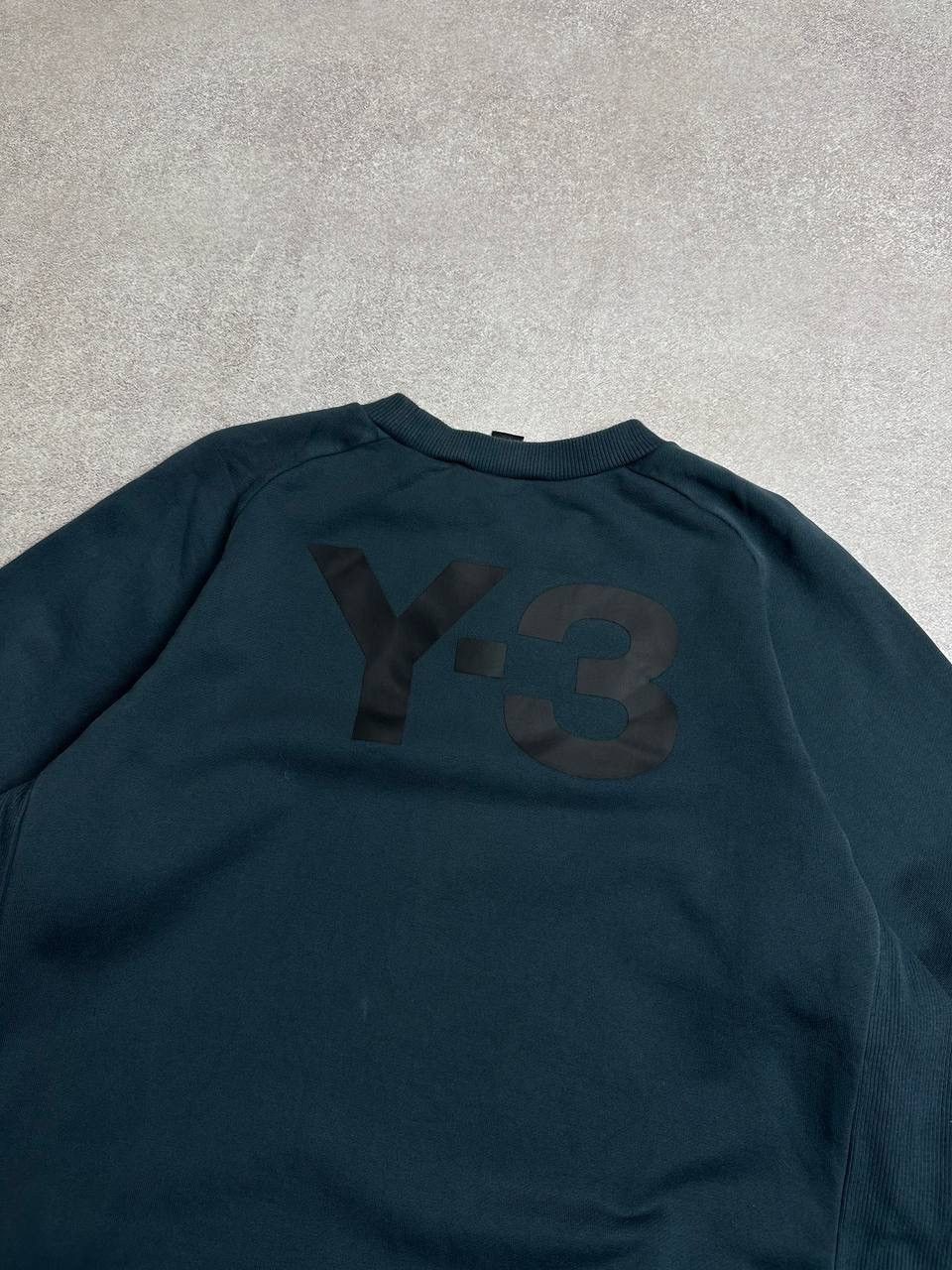 Yohji Yamamoto Adidas Yohji Yamamoto Y-3 Big Logo Sweatshirt Size US XL / EU 56 / 4 - 3 Thumbnail