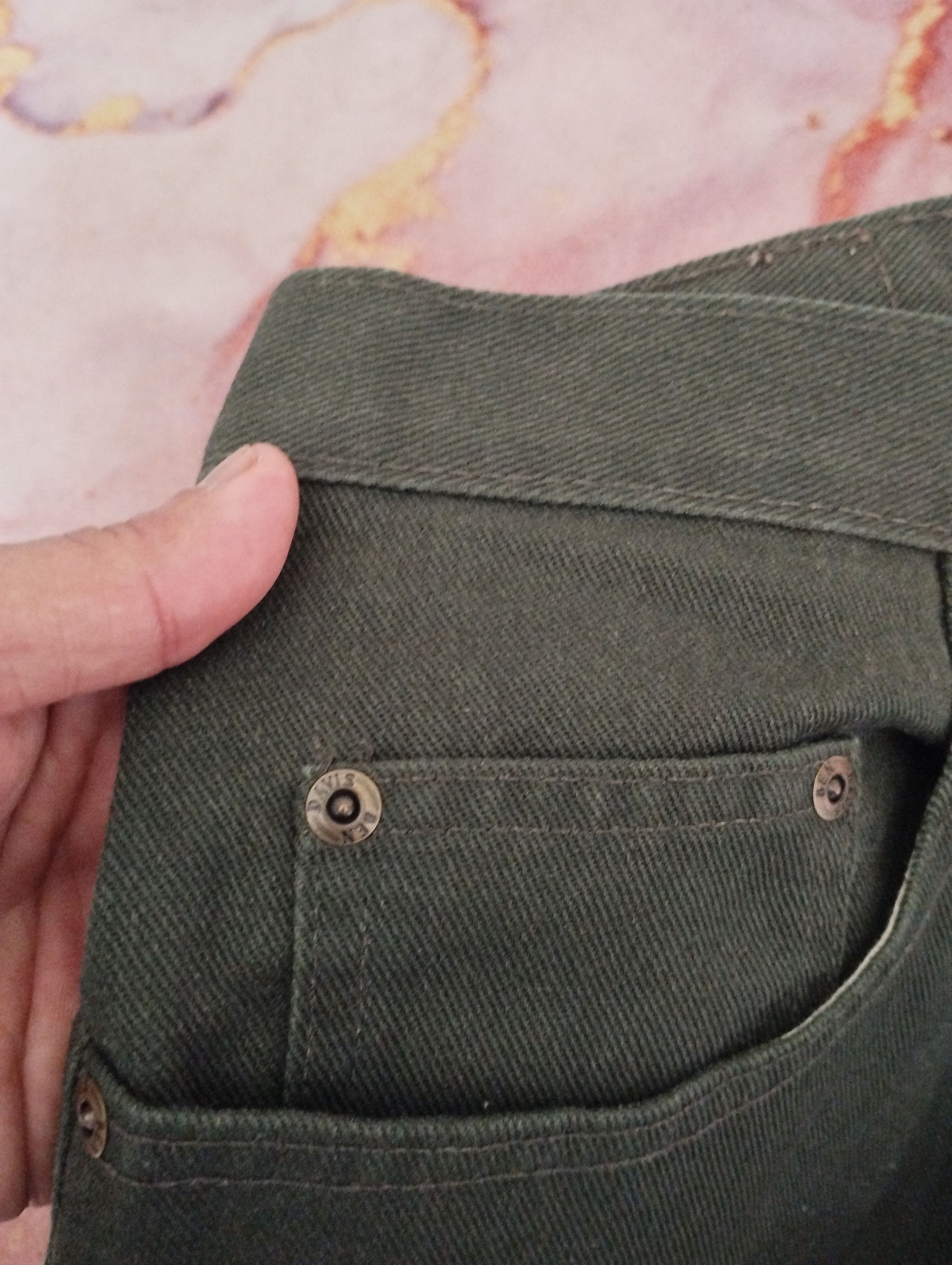 Ben Davis × Vintage Rare Ben Davis Jeans Green olive Size US 32 / EU 48 - 12 Thumbnail