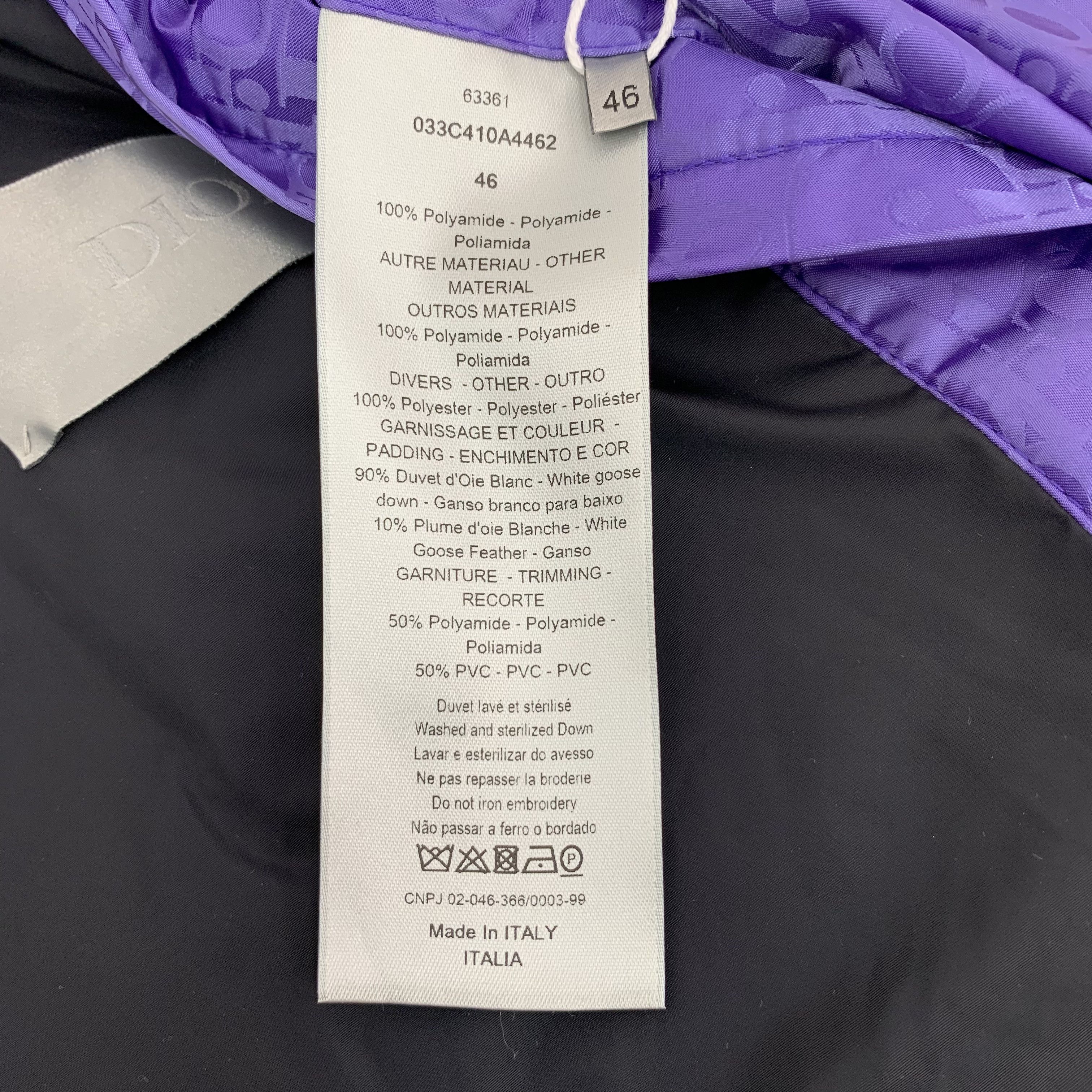 Dior Dior Logo Print Down Vest Purple (46) Size US S / EU 44-46 / 1 - 6 Thumbnail