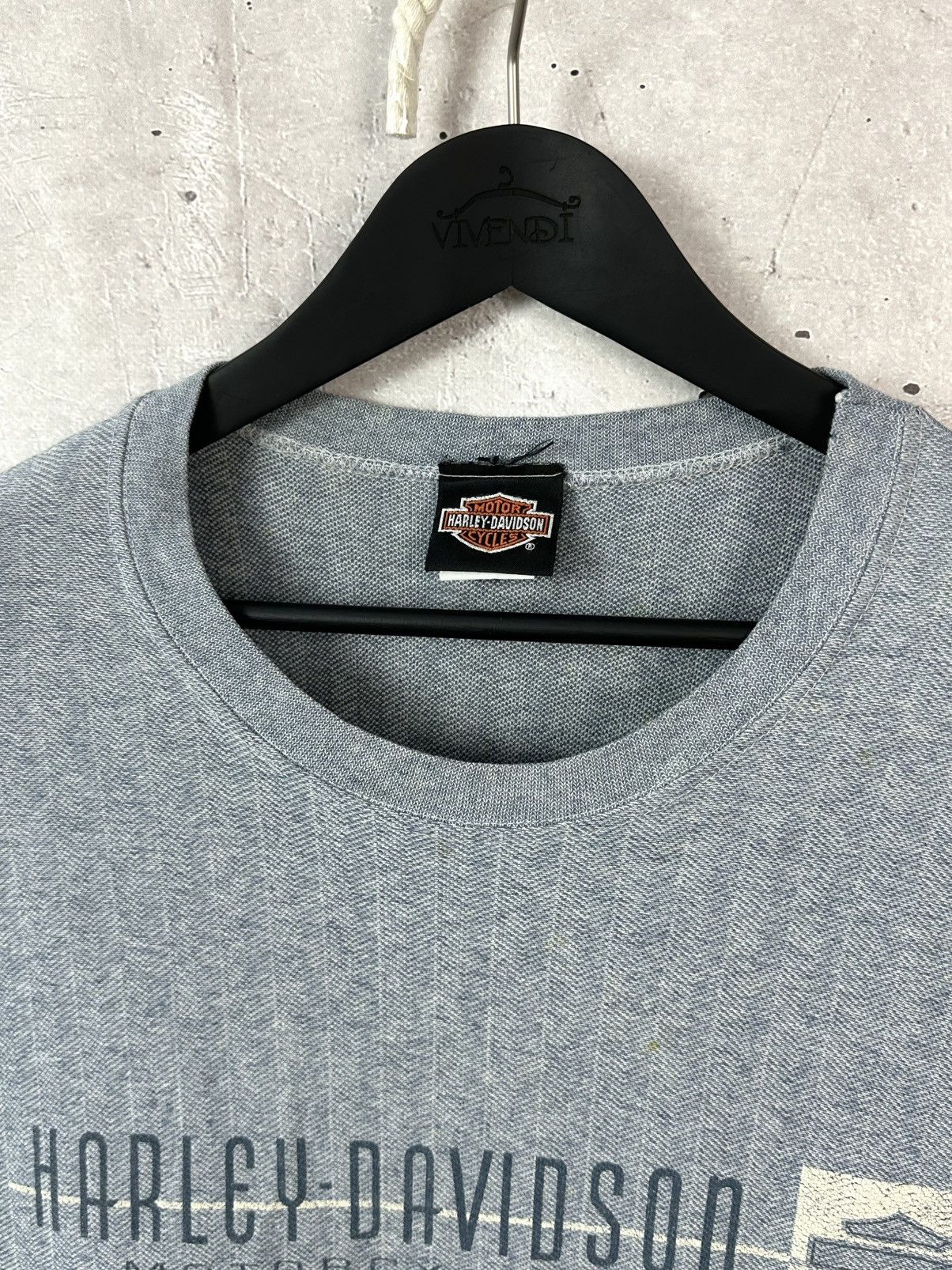 Vintage Vintage Harley-Davidson 1997 Made in USA Blue T-shirt Size US XL / EU 56 / 4 - 6 Thumbnail