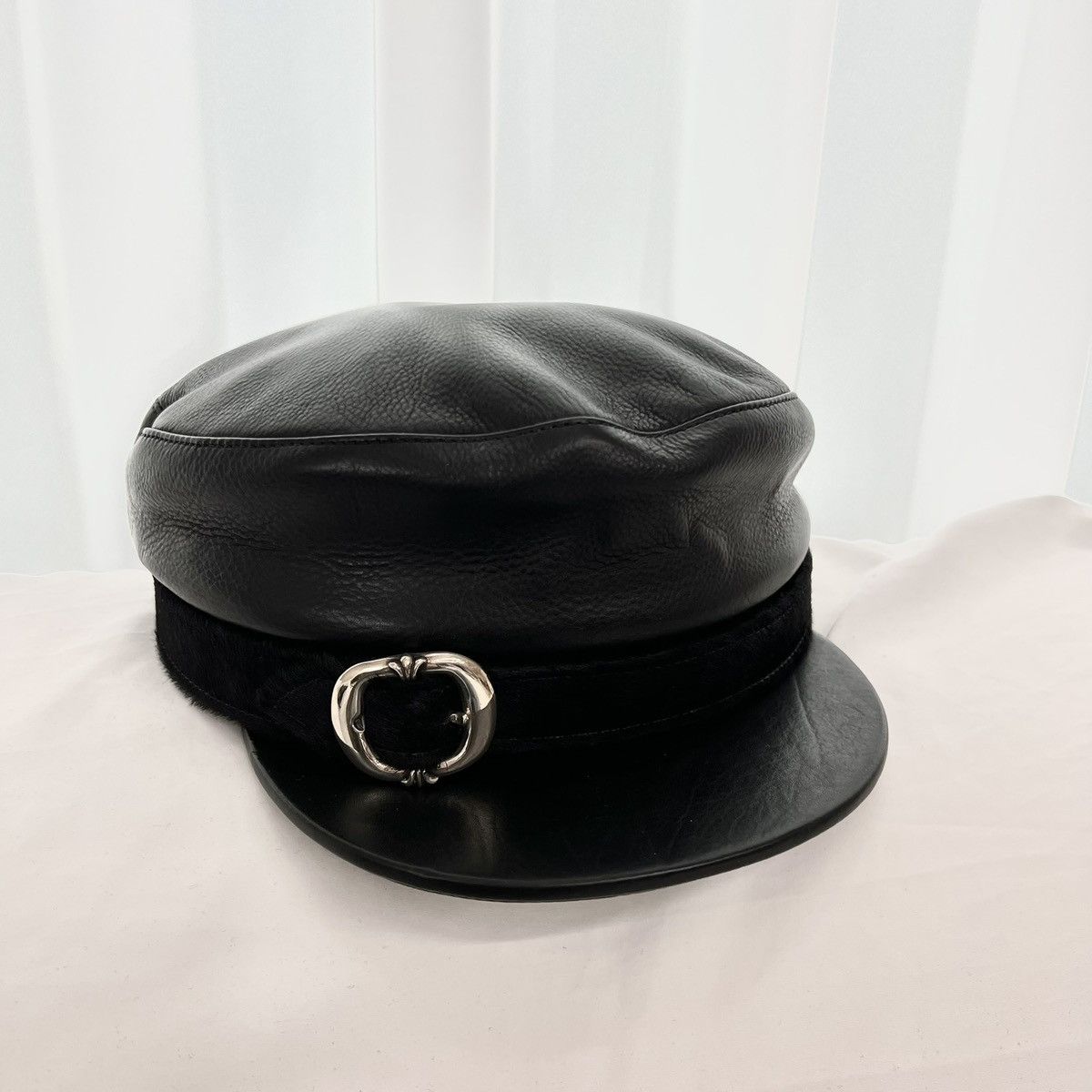 Chrome Hearts Chrome Hearts leather conductor cap Size ONE SIZE - 1 Thumbnail