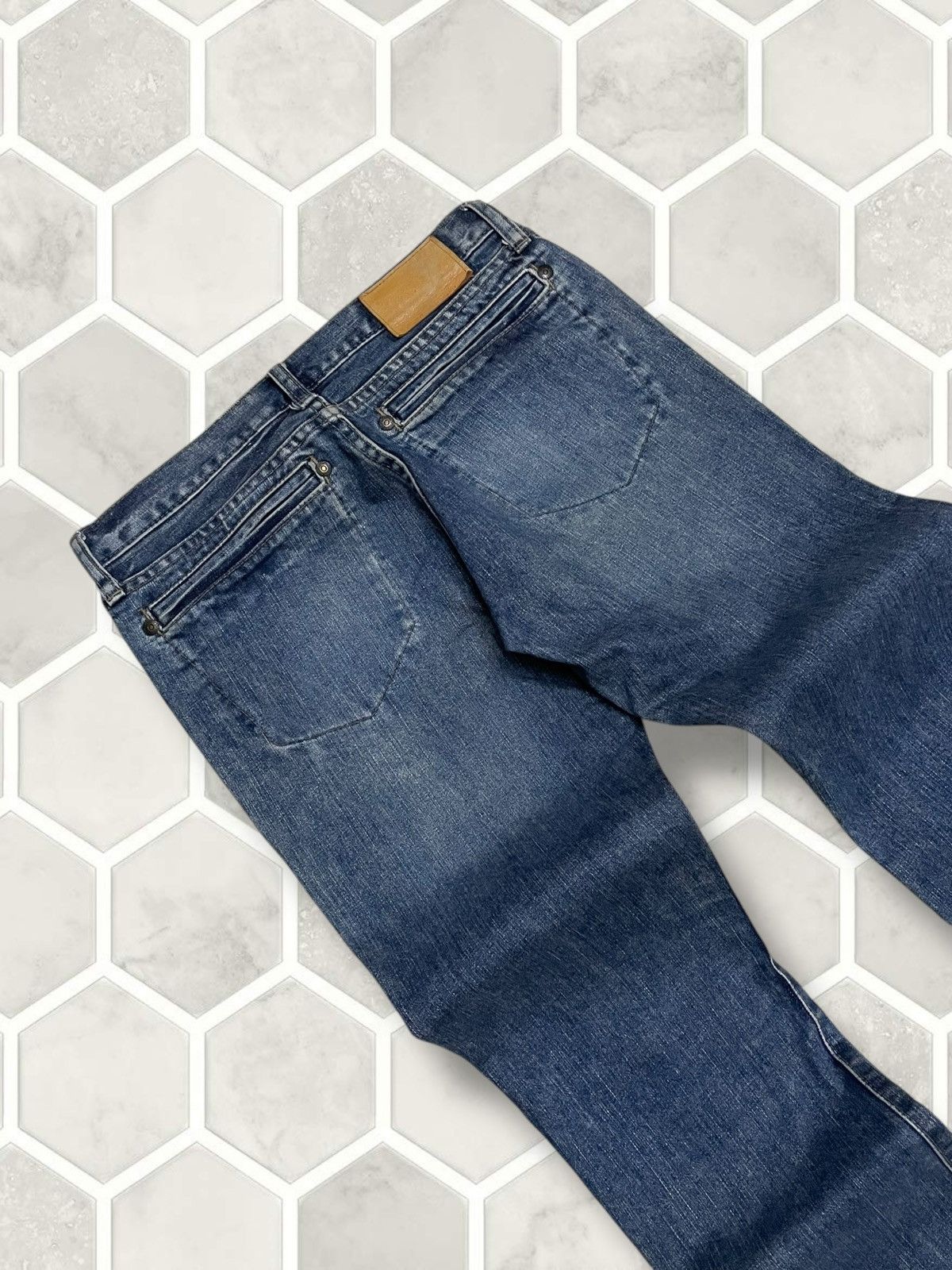 Hysteric Glamour Vintage Designer Japan 90s Rna Small Flared Distressed Denim Size US 28 / EU 44 - 16 Thumbnail
