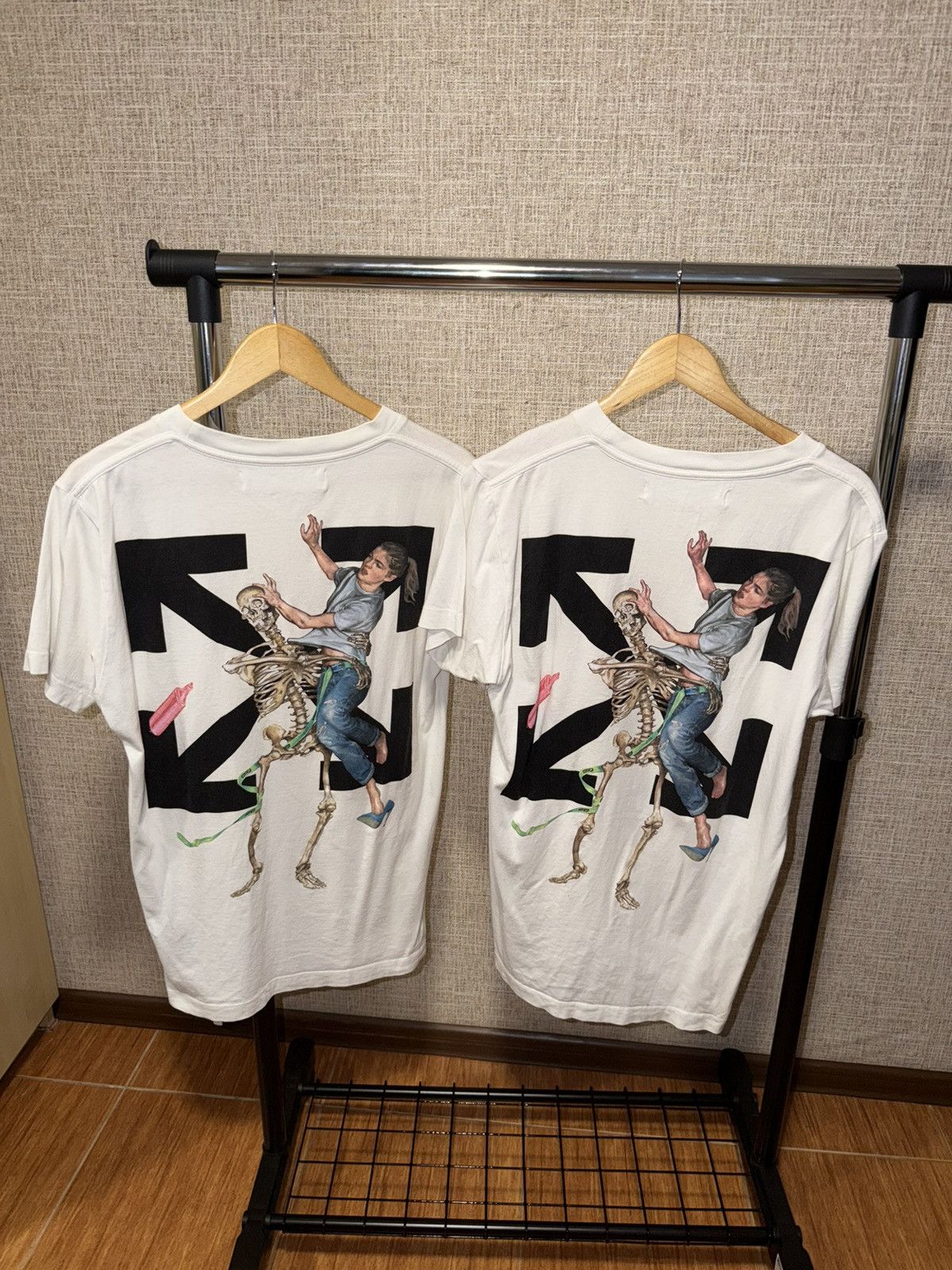 Off-White OFF-WHITE PASCAL PAINTED ARROWS WHITE T-SHIRT Size US M / EU 48-50 / 2 - 1 Thumbnail