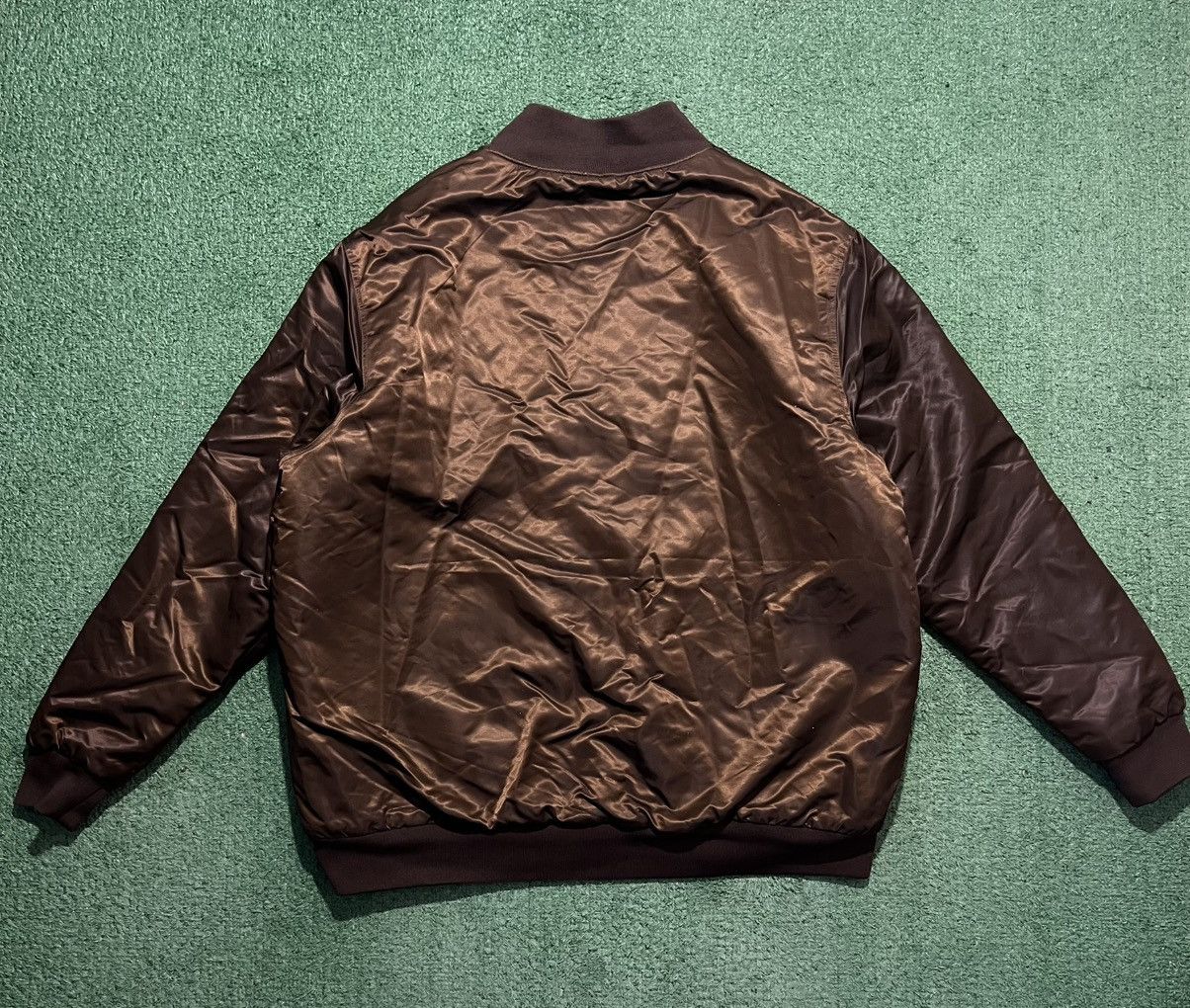 Nike × Vintage Nike Air Baseball Jacket Brown Vintage Bomber Size US XL / EU 56 / 4 - 2 Thumbnail