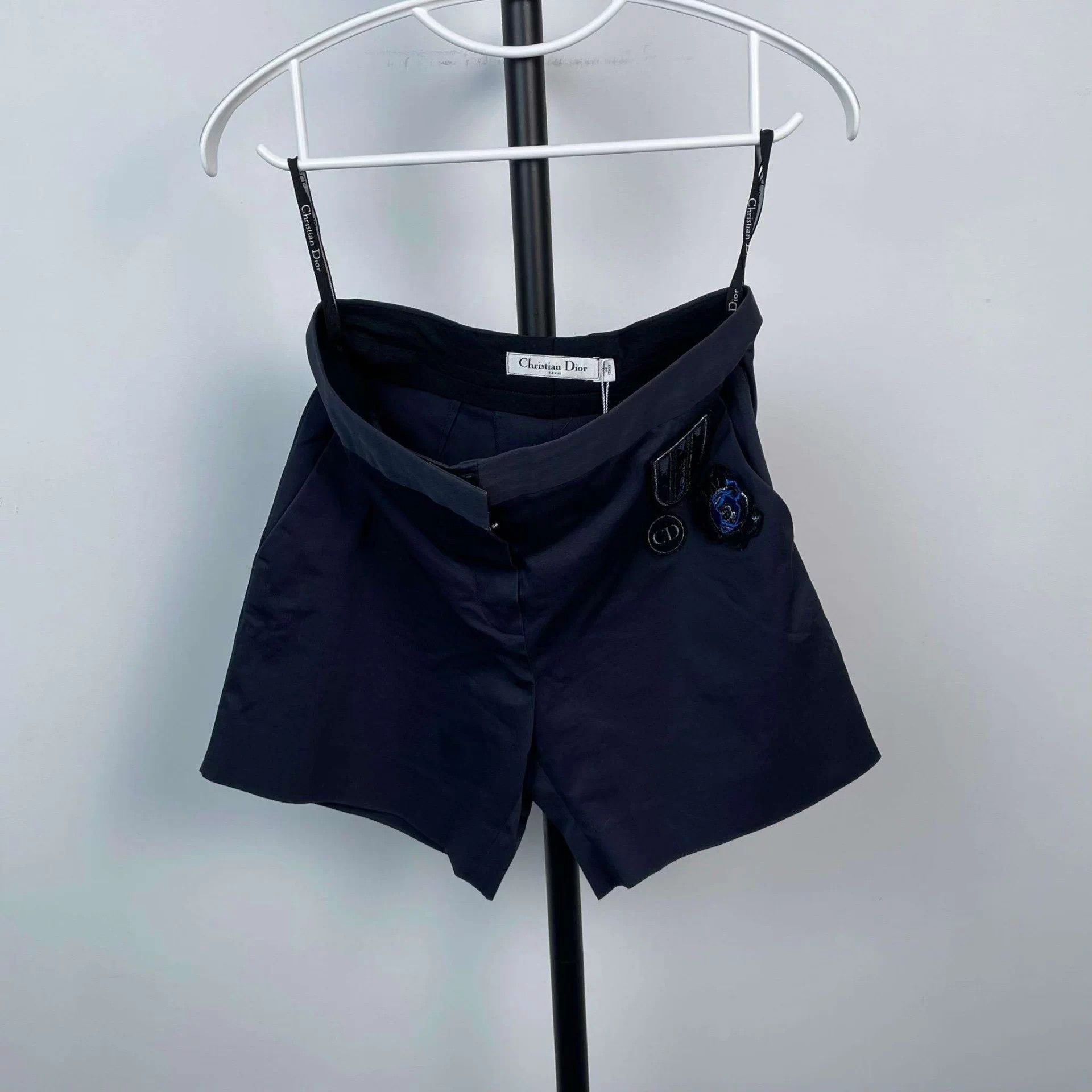 Dior Dior Blue Logo Shorts 38 Size 27" / US 4 / IT 40 - 1 Thumbnail