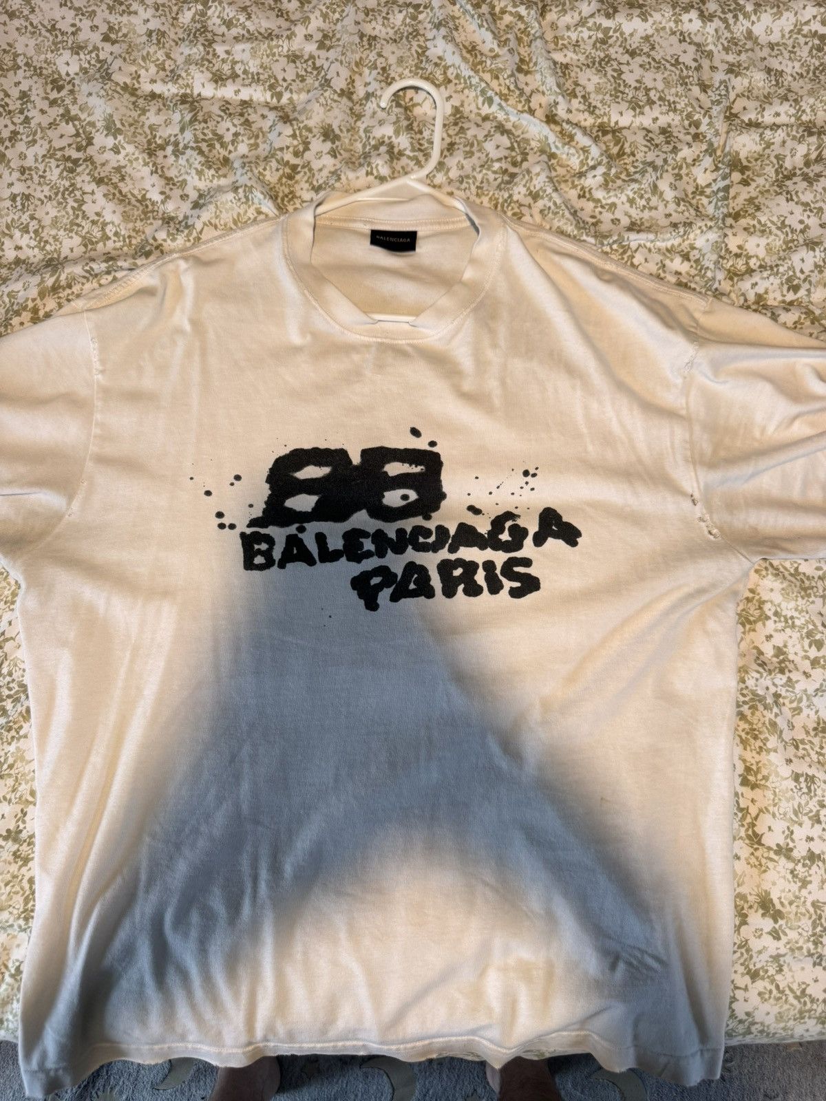 Balenciaga Balenciaga BB Hand Drawn T Shirt Size M Size US M / EU 48-50 / 2 - 1 Thumbnail