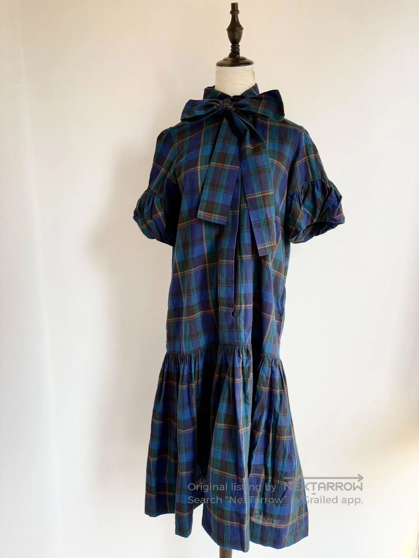 Vivienne Westwood Vivienne Westwood Vintage Plaid Bow Shirt Dress. Size M / US 6-8 / IT 42-44 - 2 Thumbnail