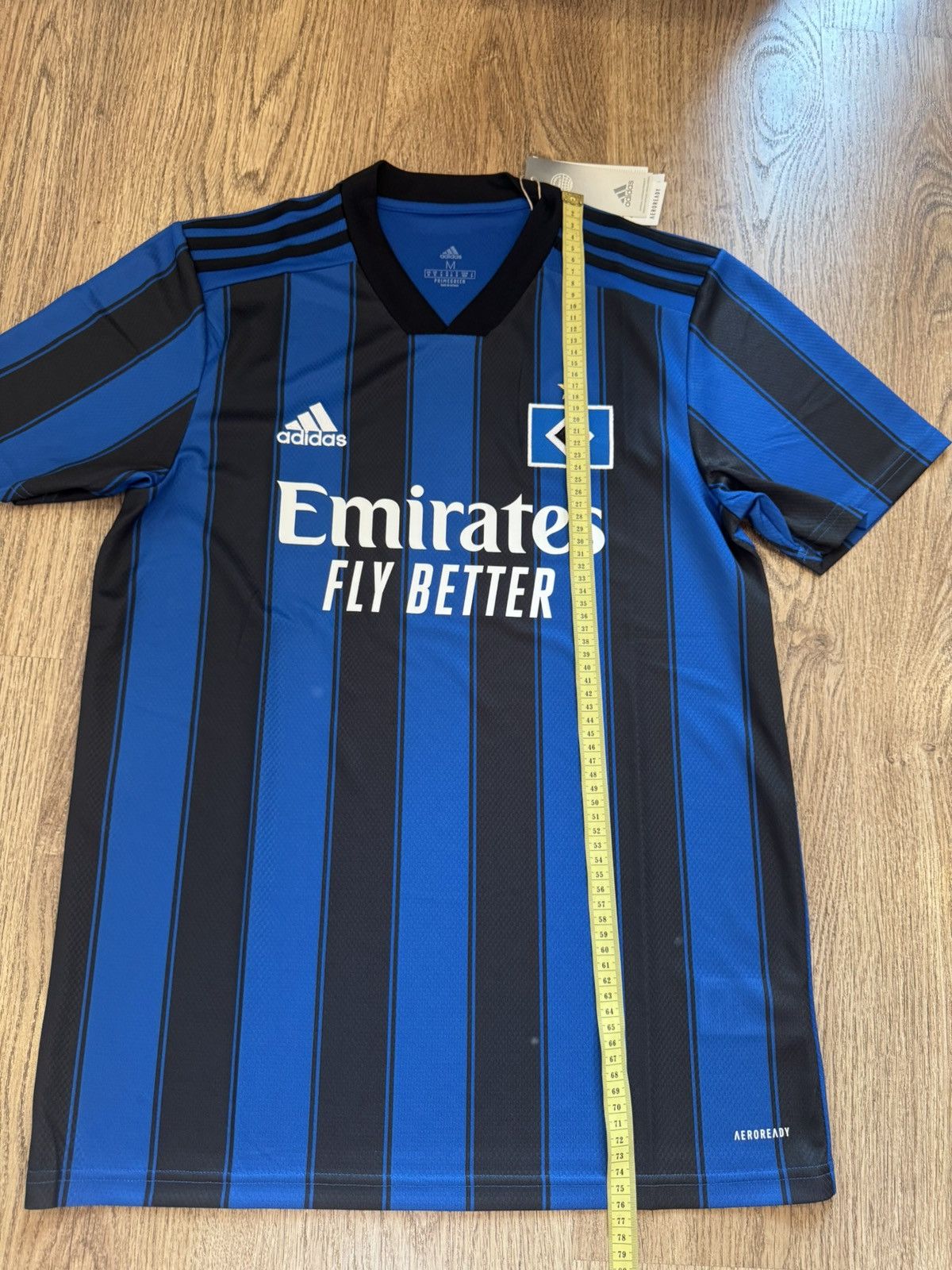 Adidas HAMBURG SV GERMANY 2021/2022 FOOTBALL SHIRT ADIDAS SZ M Size US M / EU 48-50 / 2 - 2 Thumbnail