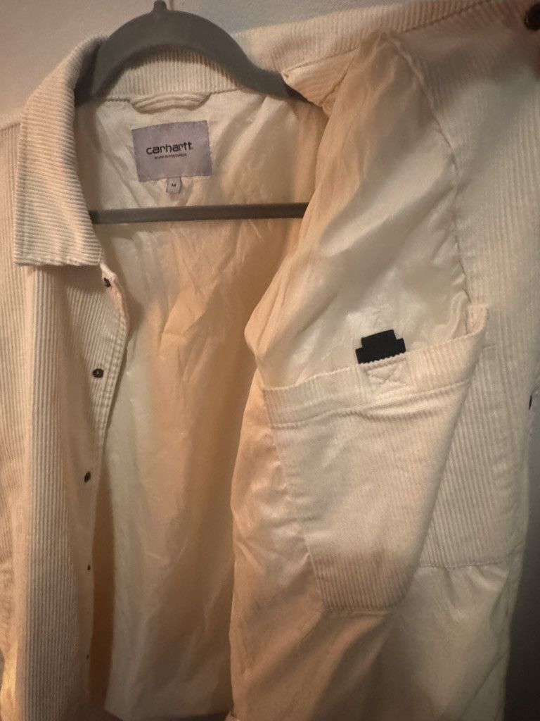 Carhartt Wip Carhartt WIP White Corduroy Jacket Size US L / EU 52-54 / 3 - 5 Thumbnail