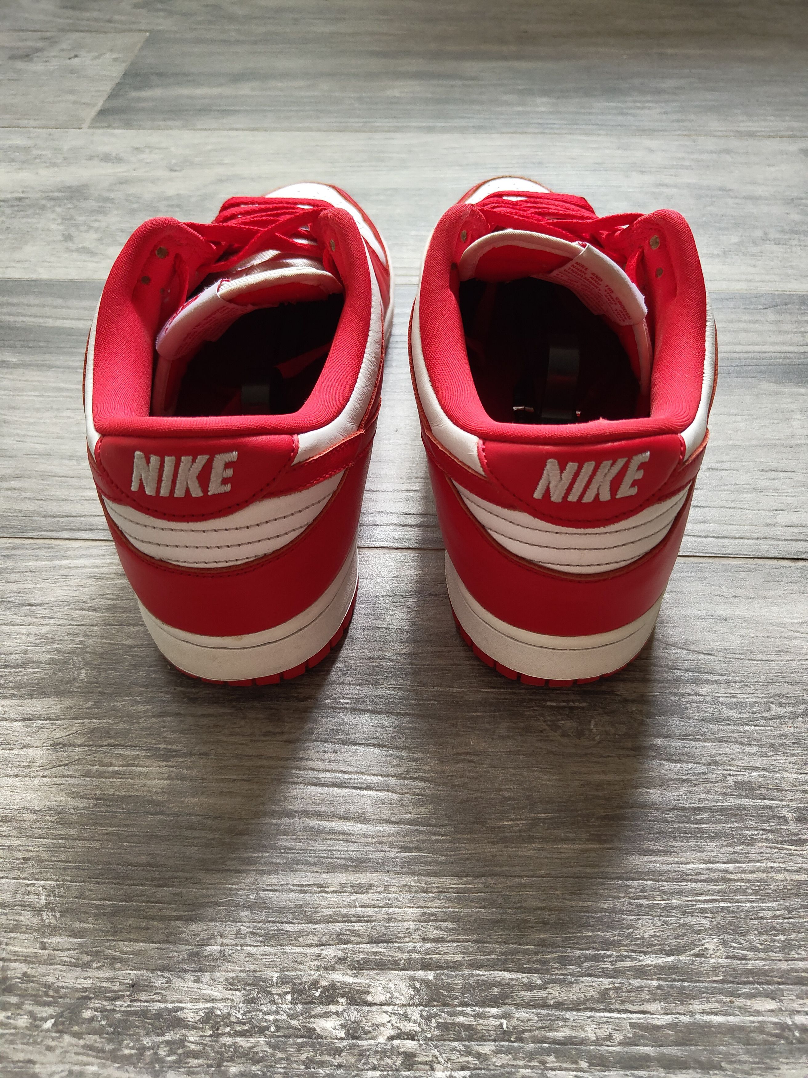 Nike Nike Dunk Low Red White SP St. John's Size US 12 / EU 45 - 5 Thumbnail