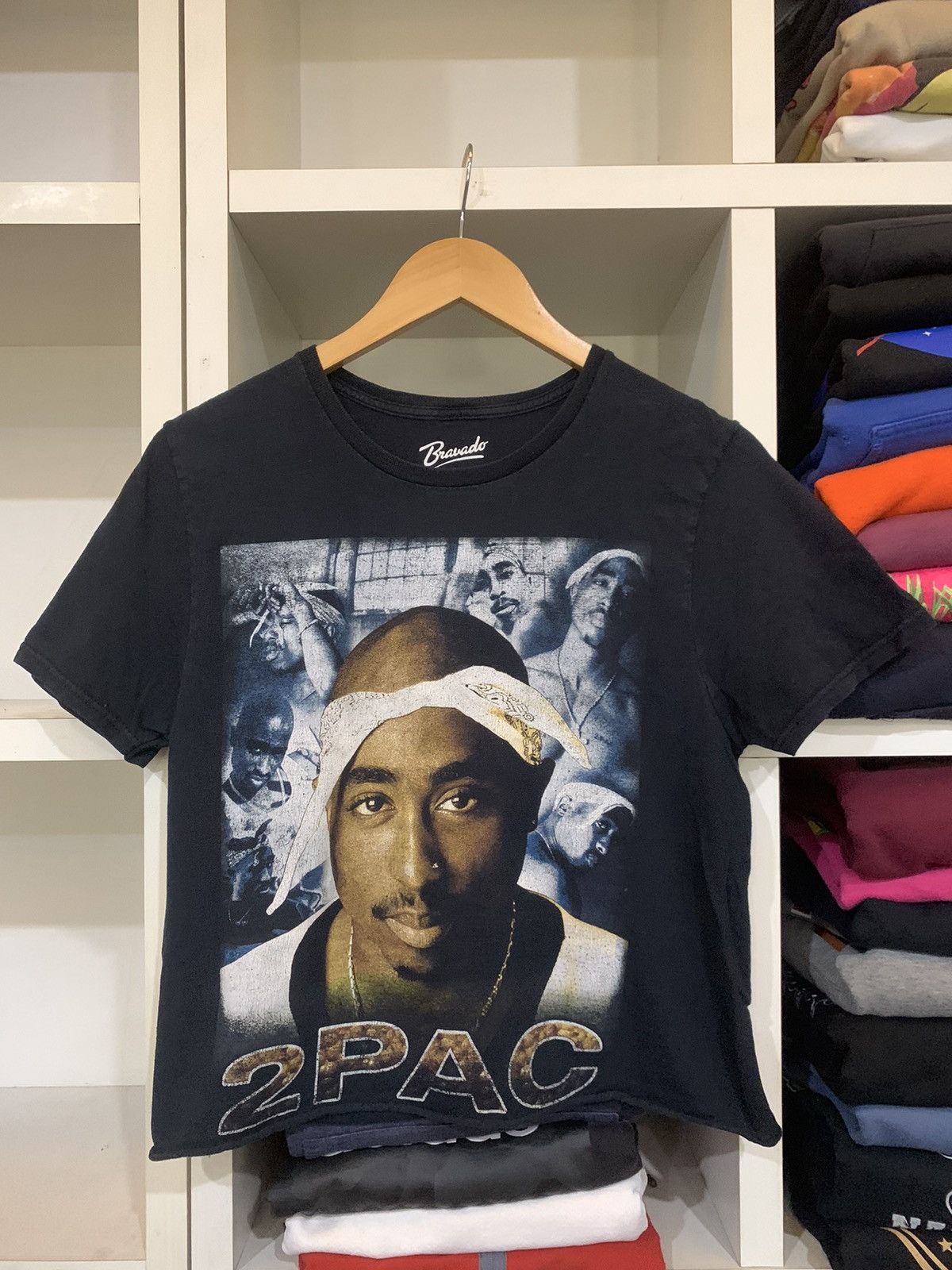 Rap Tees Vintage 2Pac Shakur Bravado Tee Size US S / EU 44-46 / 1 - 3 Thumbnail