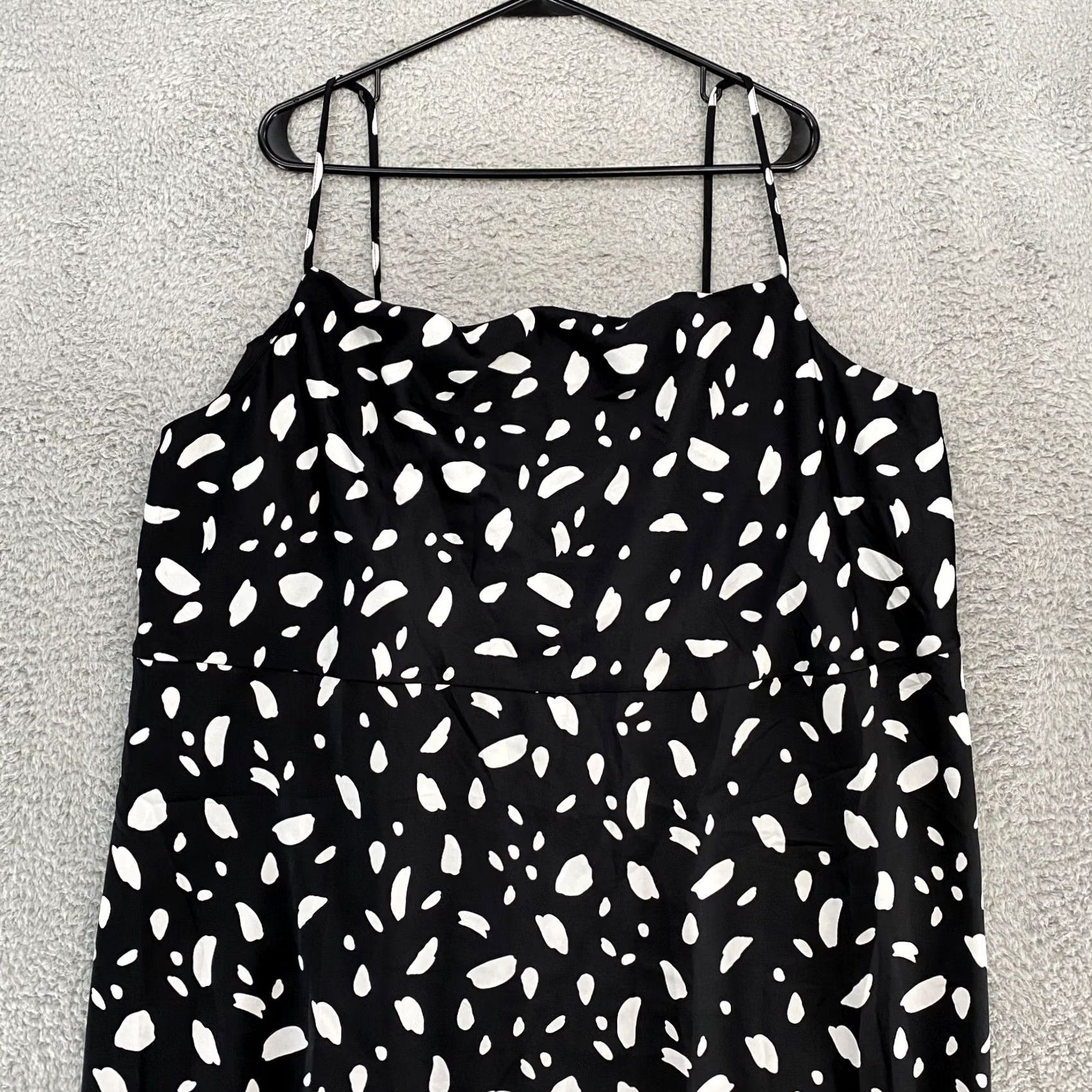 Old Navy Old Navy Midi Slip Dress Black 3X Cowl Neck Sleeveless Tank Dress Womens Size XXL / US 16-18 / IT 52-54 - 2 Thumbnail