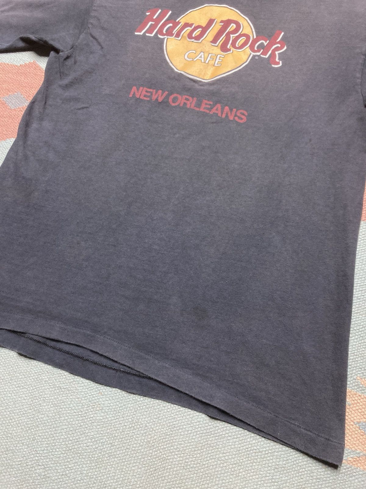 Hard Rock Cafe × Vintage Vtg 80s 90s t shirt Hard Rock Cafe New Orleans faded large Size US L / EU 52-54 / 3 - 2 Thumbnail