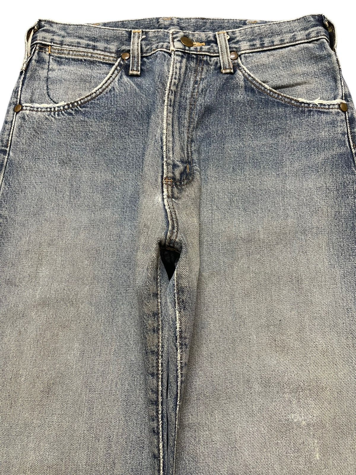 Wrangler Vintage Wrangler Selvedge Baggy Faded Wash Distressed Jeans Size US 28 / EU 44 - 4 Thumbnail