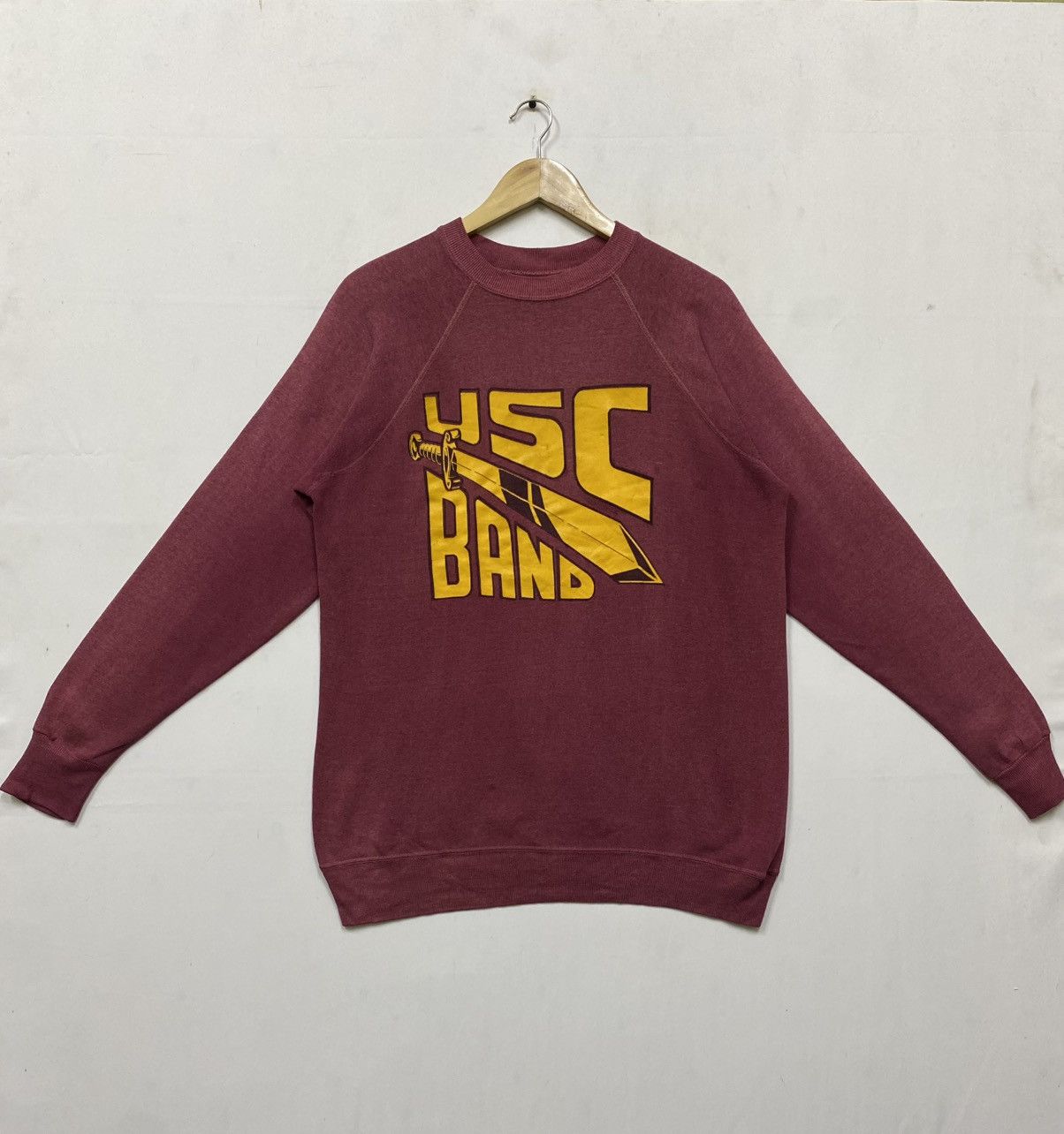 Vintage Vintage 1970s USC Band Sweatshirt Size US M / EU 48-50 / 2 - 1 Thumbnail