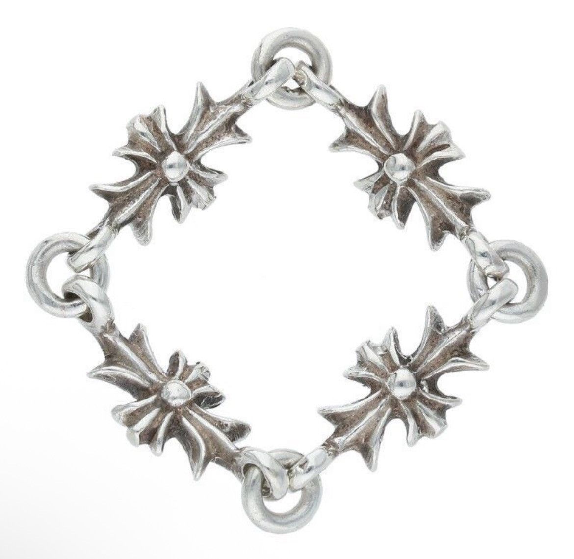 Chrome Hearts Chrome Hearts Tiny ECH Plus Silver Ring Size ONE SIZE - 2 Thumbnail