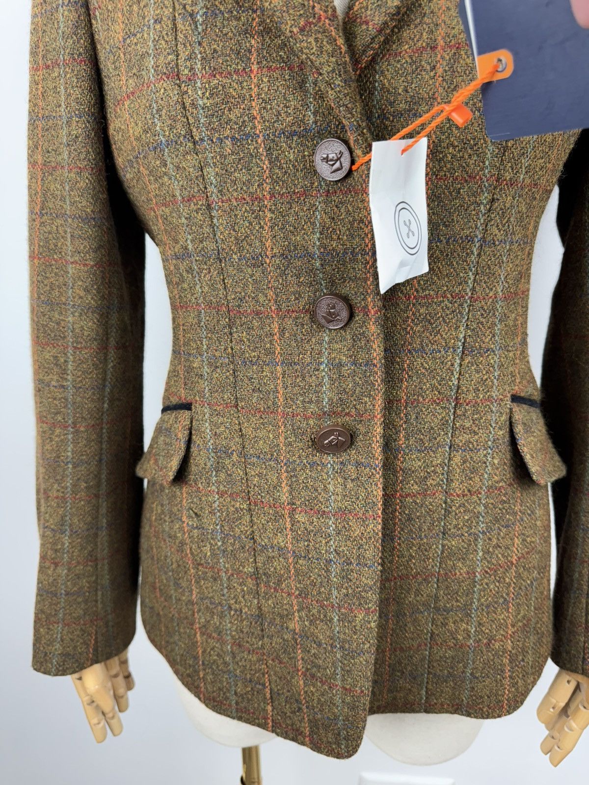 Woman's Aubrion Saratoga Tweed Hacking Show Jacket size 10