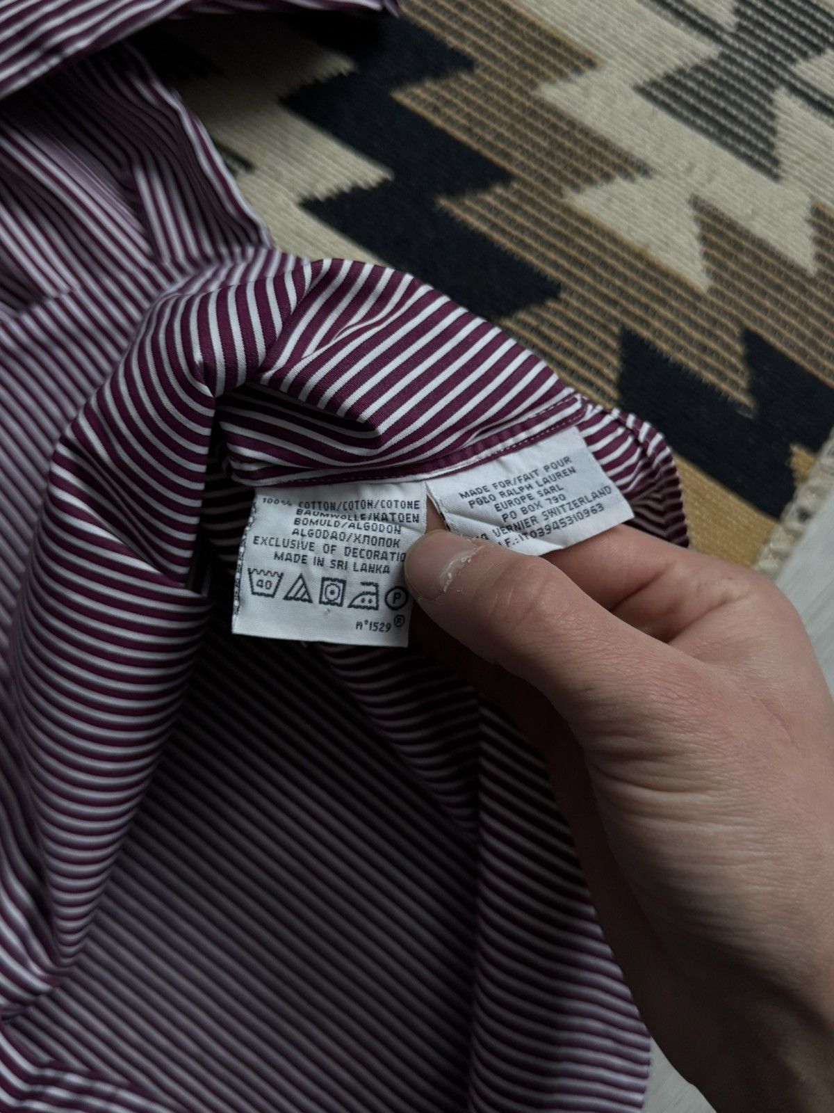 Polo Ralph Lauren Vintage Polo Ralph Lauren Stripped Button Up Shirt Size US M / EU 48-50 / 2 - 9 Thumbnail