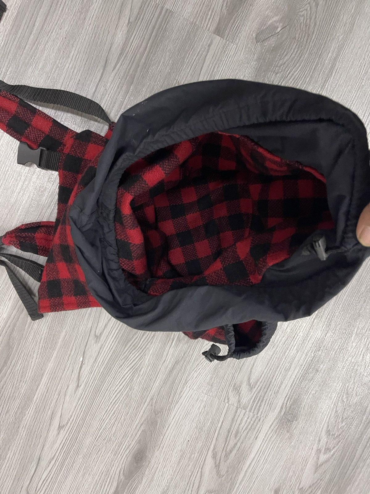 Johnson Woolen Mills Red Plaid Johnson Woolen Mill Rucksack Bagpack Size ONE SIZE - 10 Thumbnail