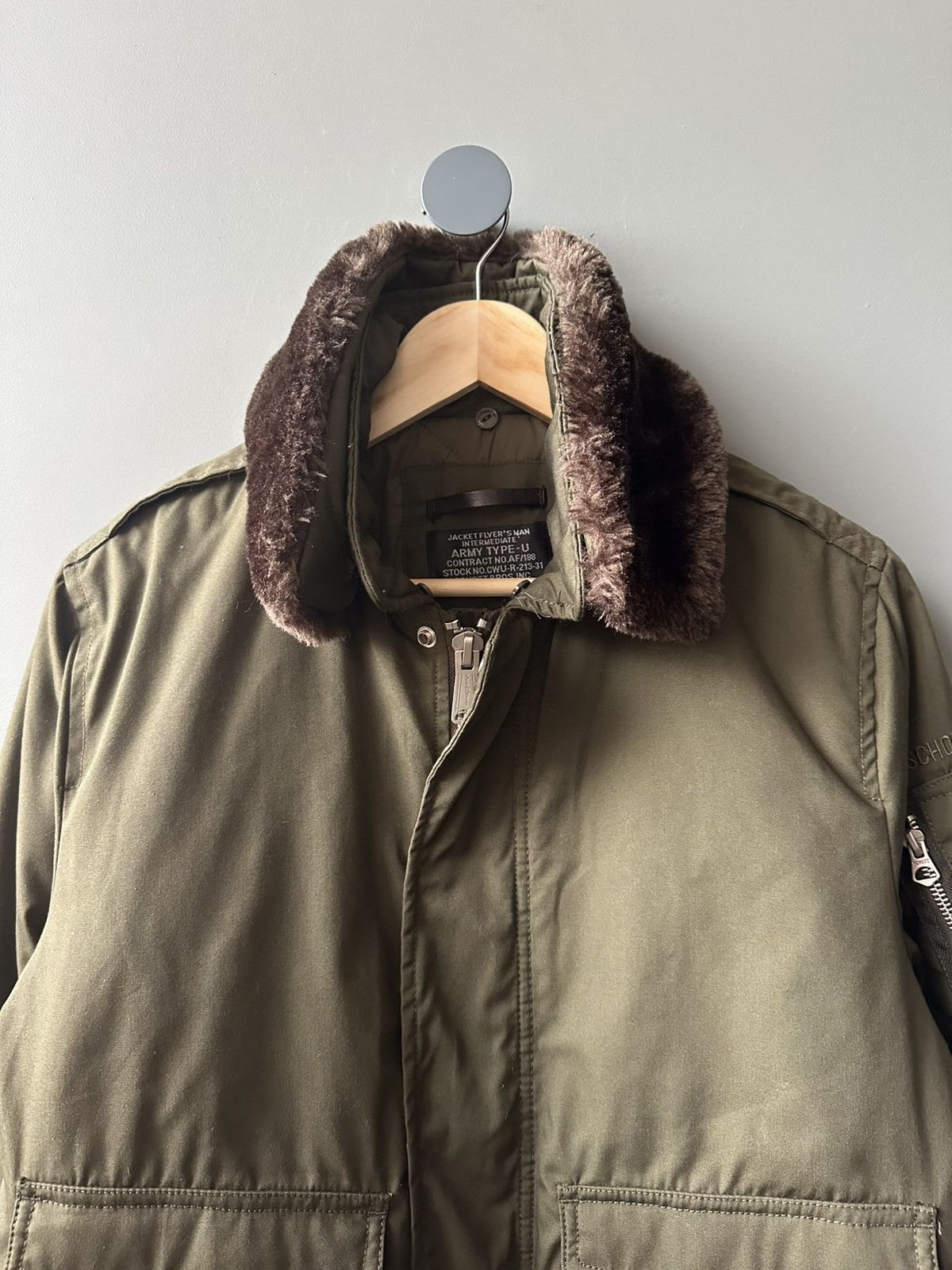 Schott Schott Bros Inc. Nylon Jacket Flyer's MAN Intermediate USAF Size US M / EU 48-50 / 2 - 2 Thumbnail