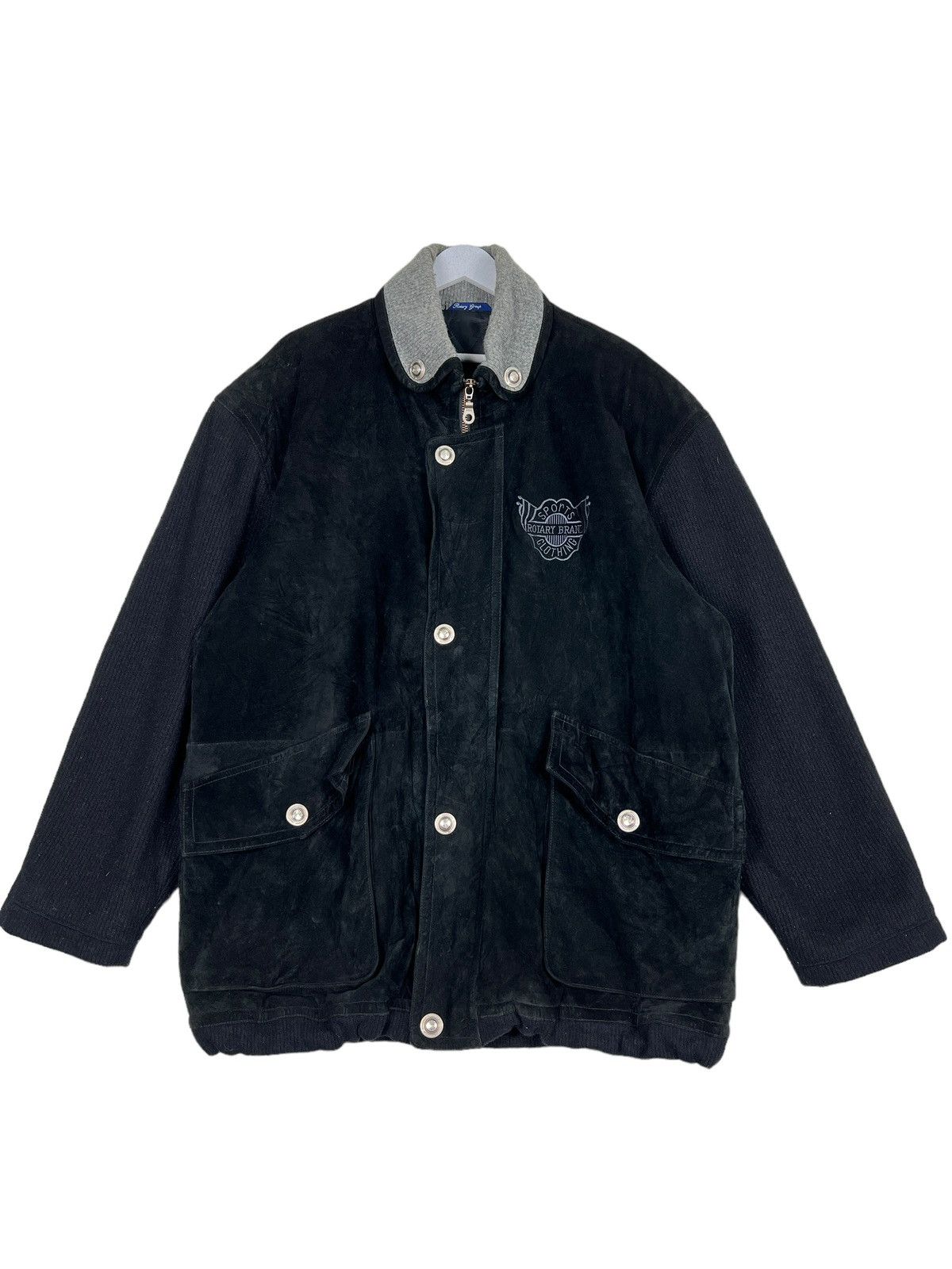 Japanese Brand 🔥 ROTARY GROUP SUEDE LEATHER JACKET Size US M / EU 48-50 / 2 - 2 Thumbnail