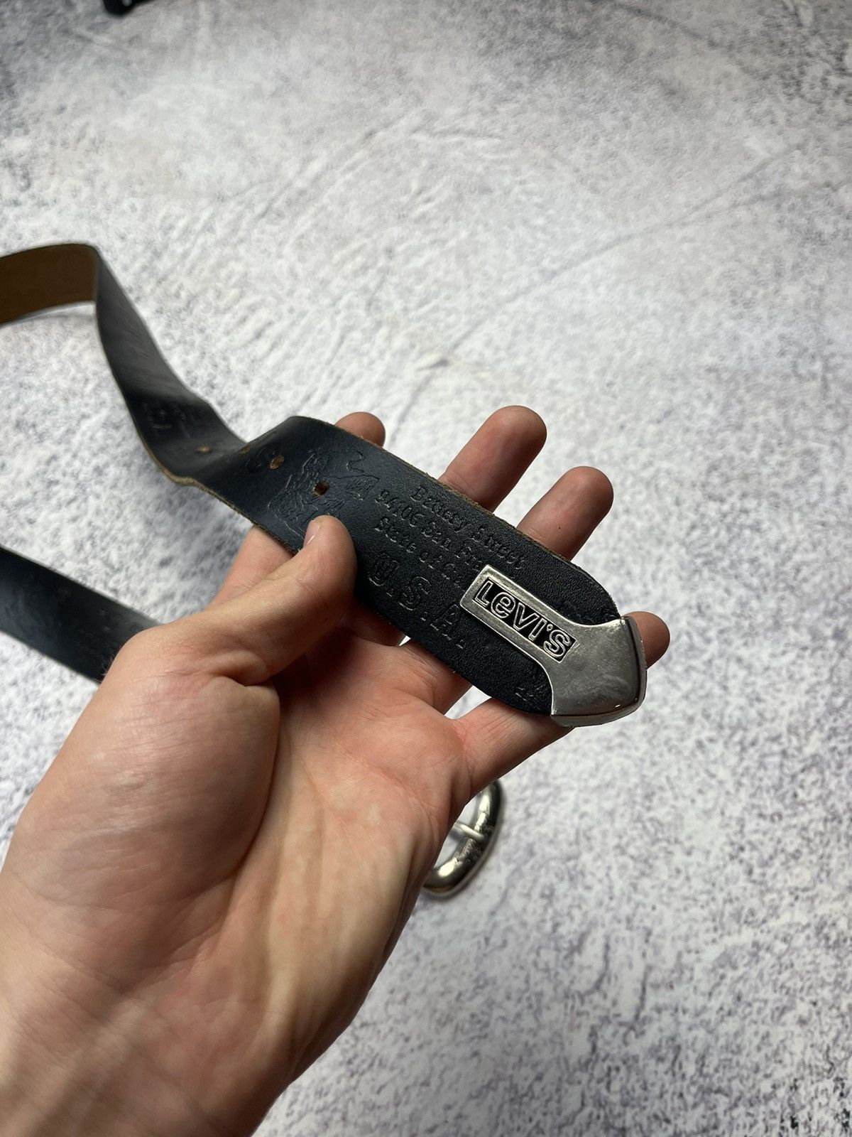 Levi's Vintage Levi’s Belts Leather Japanese Brand Y2K streetwear Size ONE SIZE - 12 Thumbnail