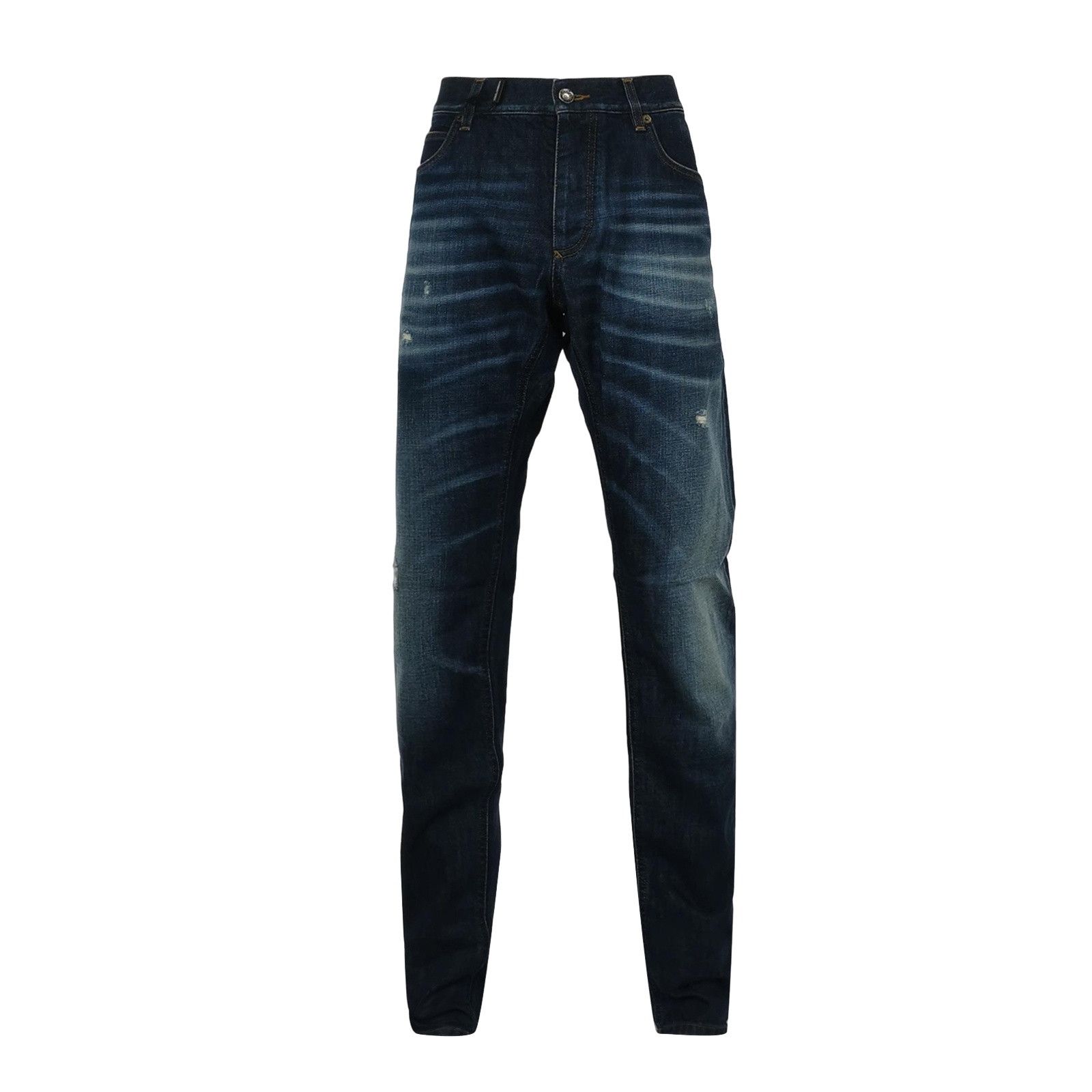 Dolce & Gabbana Dolce & Gabbana Dark Wash Cotton Denim Jeans 52 Size US 36 / EU 52 - 1 Thumbnail