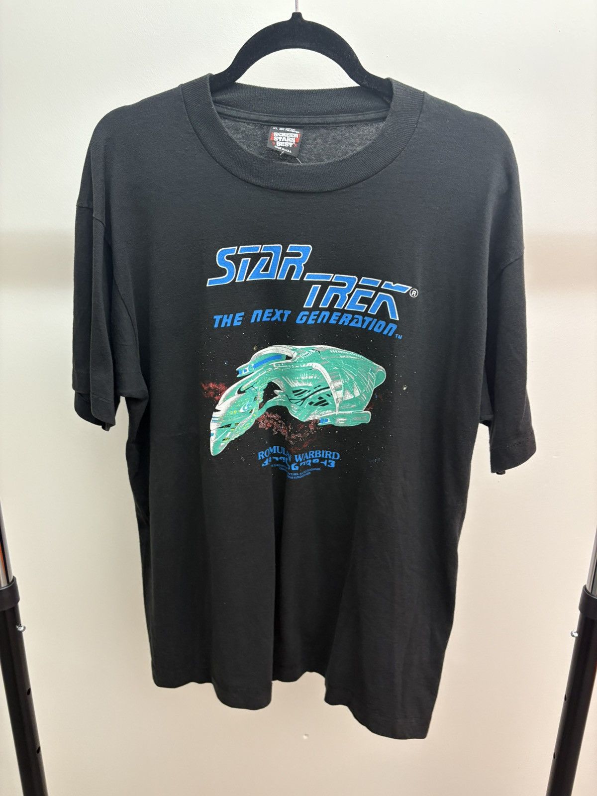 Vintage Vintage Star Trek Tshirt Size US XL / EU 56 / 4 - 1 Thumbnail
