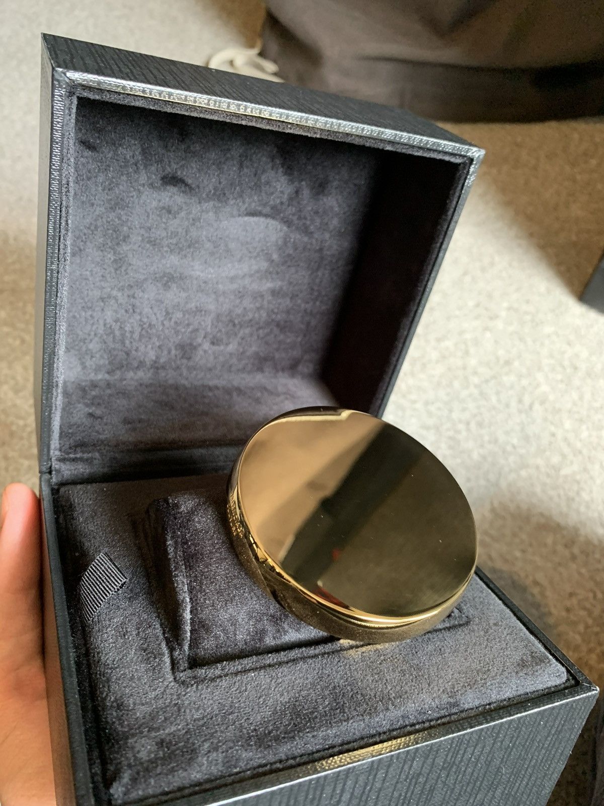 image of Balenciaga Couture Bracelet 52Nd Collection in Gold, Men's