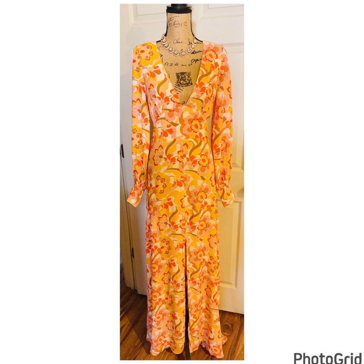 REVOLVE Revolve AFRM Floral Maxi Dress Size S / US 4 / IT 40 - 3 Thumbnail