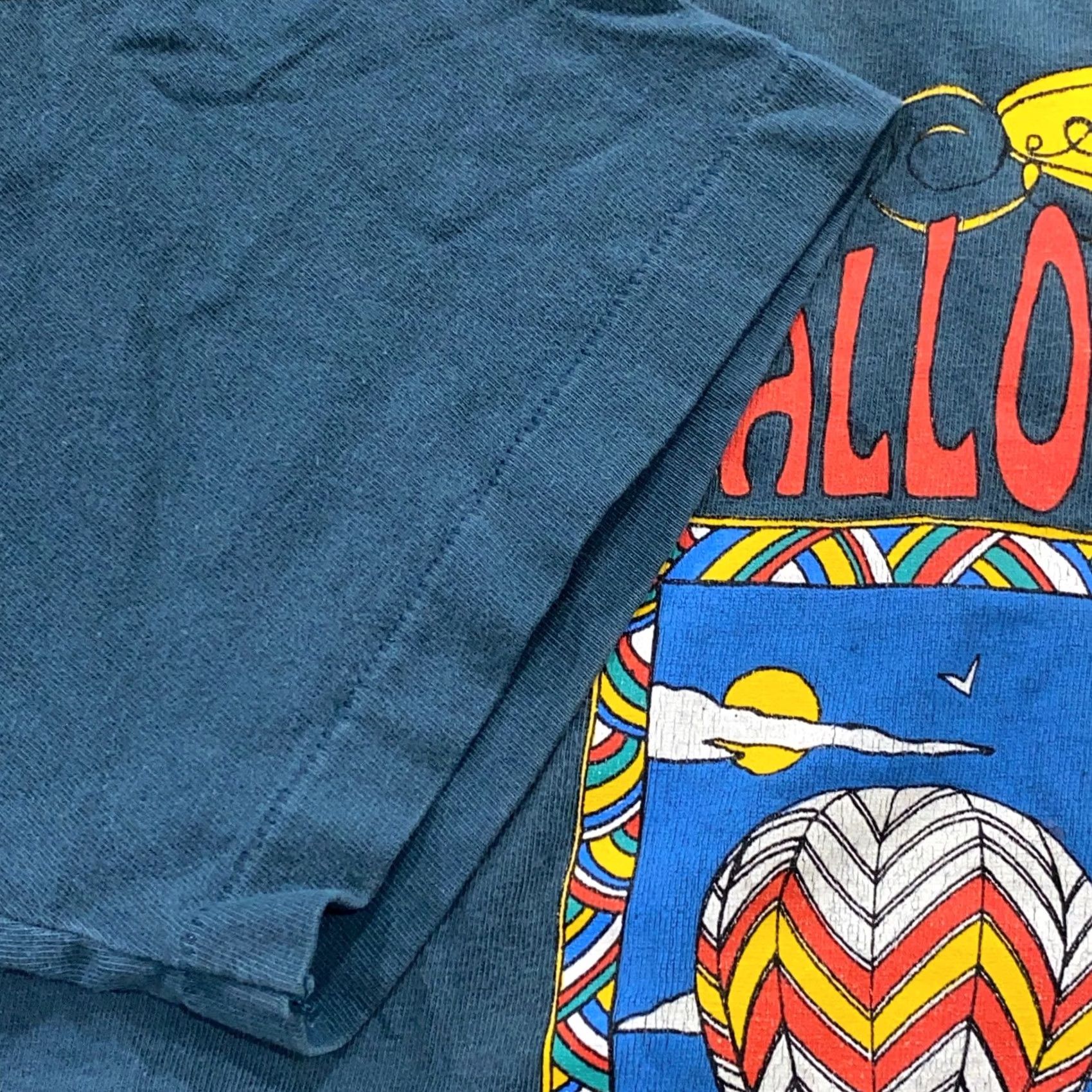 Vintage vtg 90s PITTSFIELD NEW HAMPSHIRE HOT AIR BALLOON FESTIVAL T-Shirt S/M blue Mens Regular Crew Neck Cotton 90s Theme Vintage Shirt Size US S / EU 44-46 / 1 - 3 Thumbnail