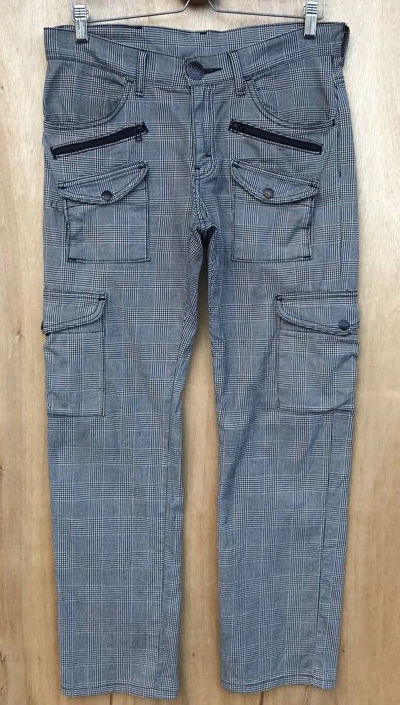 Beauty Beast × Lee Lee Riders Japan Bondage 8pockets checkered cargo pant Size US 29 - 8 Thumbnail