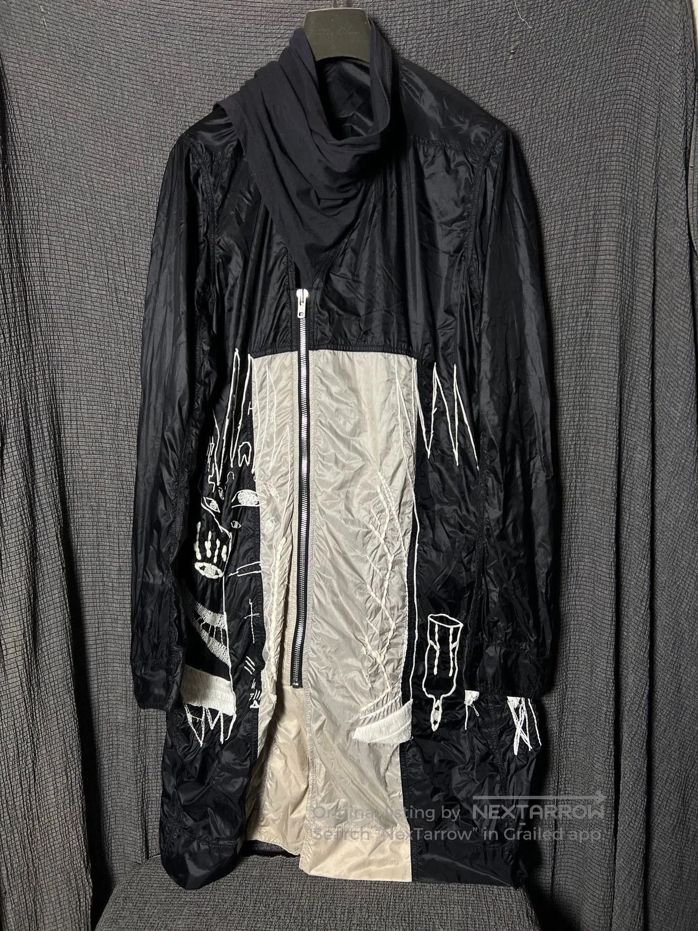 Rick Owens Rick Owens 15ss Runway Ghost Embroidery Coat. Size US L / EU 52-54 / 3 - 1 Thumbnail