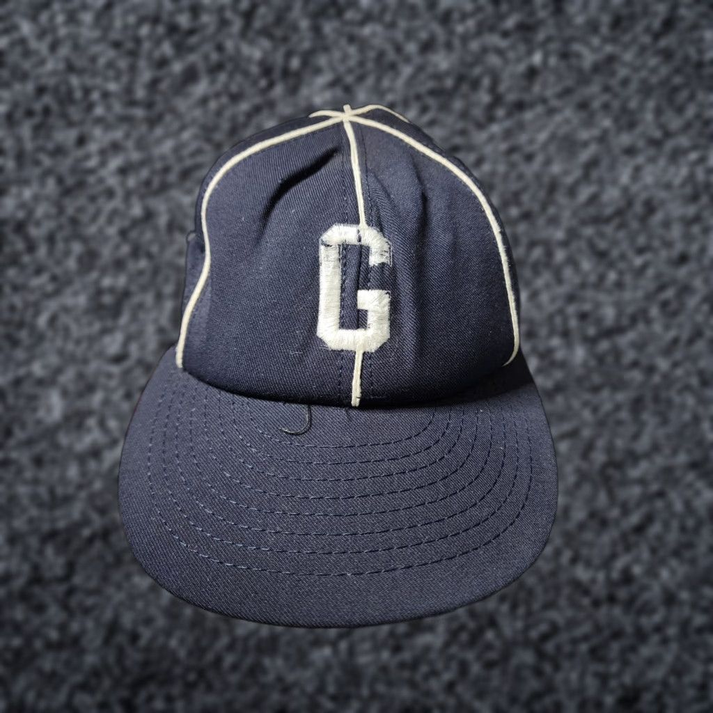 American Needle VINTAGE American Needle Homestead Grays Wool Fitted Hat 6 7/8 Negro League Mens Black Wool USA Baseball Cap Snapback Size ONE SIZE - 1 Thumbnail