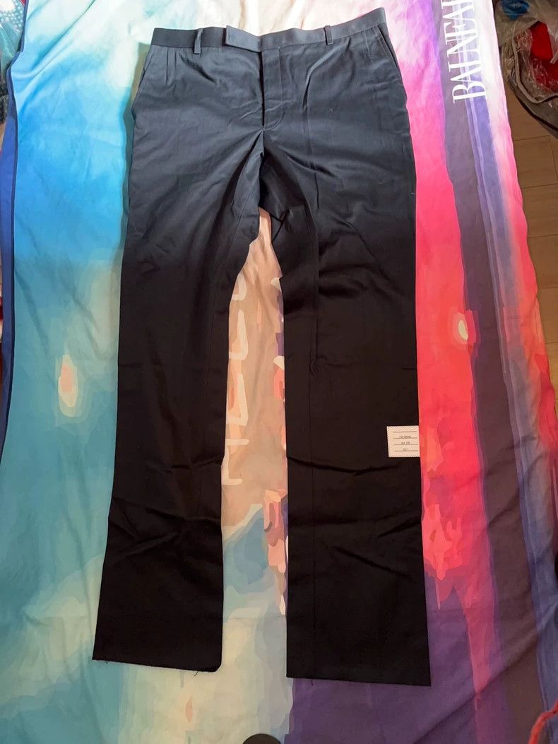 Thom Browne Thom Browne size4 Navy blue casual trousers Size 38S - 1 Thumbnail