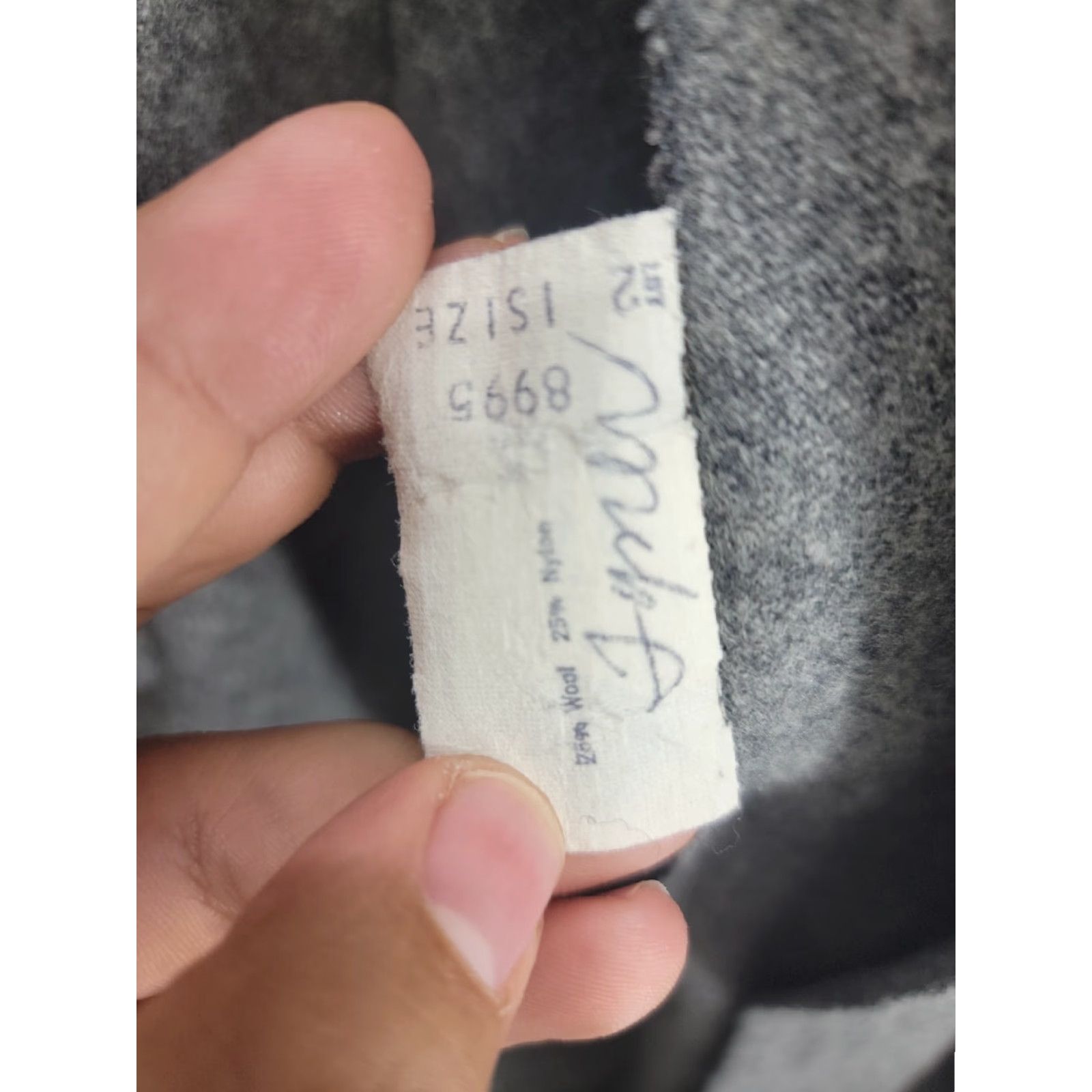 Mackintosh VINTAGE Mackintosh Coat Womens Wool Overcoat Gray One Size Pockets Long Winter Casual Formal Party/Cocktail Ladies 1size Size ONE SIZE - 3 Thumbnail
