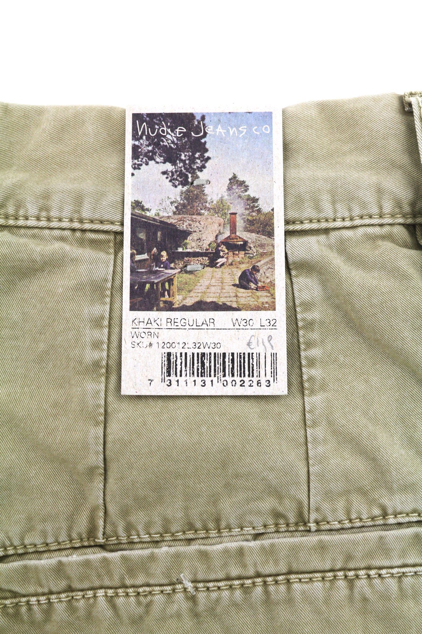 Nudie Jeans KHAKI REGULAR W30/L32 Mid Beige Chino Trousers 81933 Size US 30 / EU 46 - 6 Thumbnail