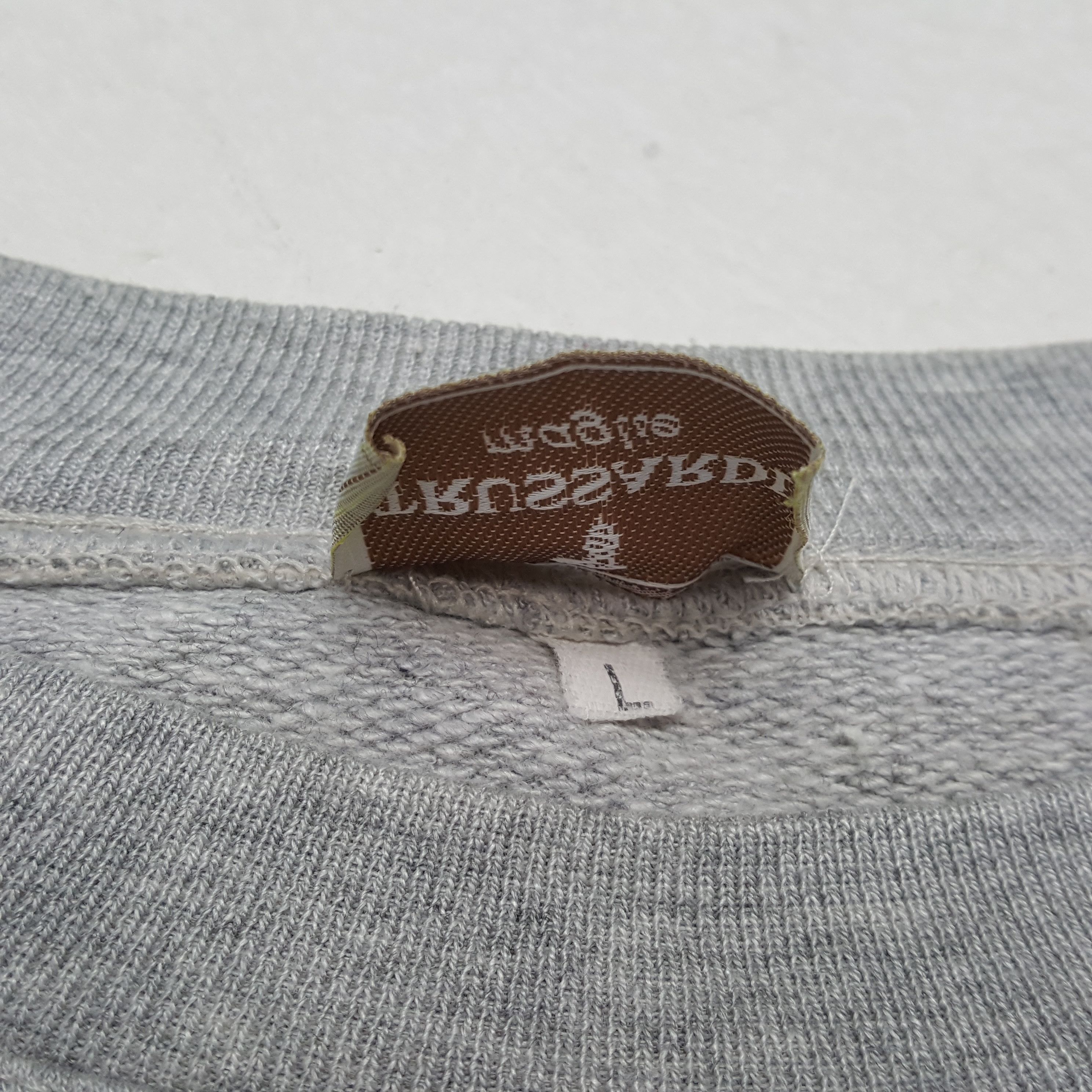 Trussardi × Vintage Trussardi Center Logo Spellout Design Sweatshirt Size US L / EU 52-54 / 3 - 6 Thumbnail