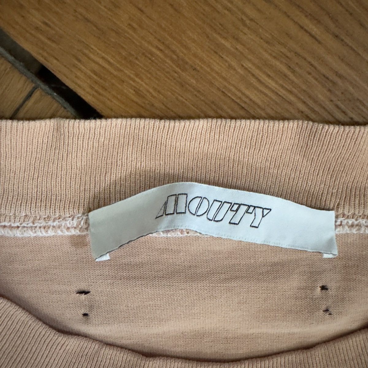 Other Mouty Oversized T-Shirt – Leather Patch Back Size US XL / EU 56 / 4 - 2 Thumbnail