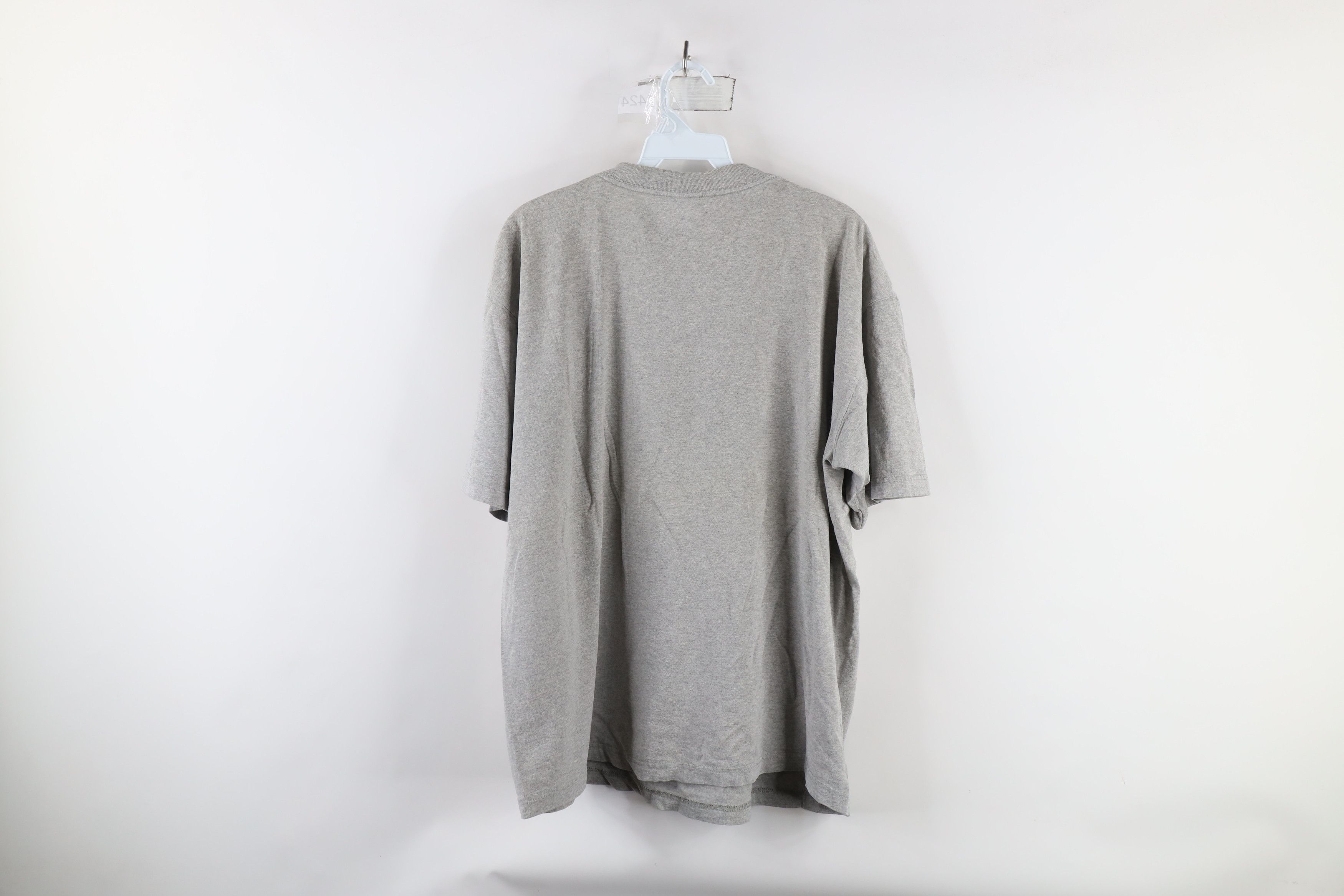 Vintage Vintage 90s Streetwear Short Sleeve T-Shirt Heather Gray Size US L / EU 52-54 / 3 - 6 Thumbnail