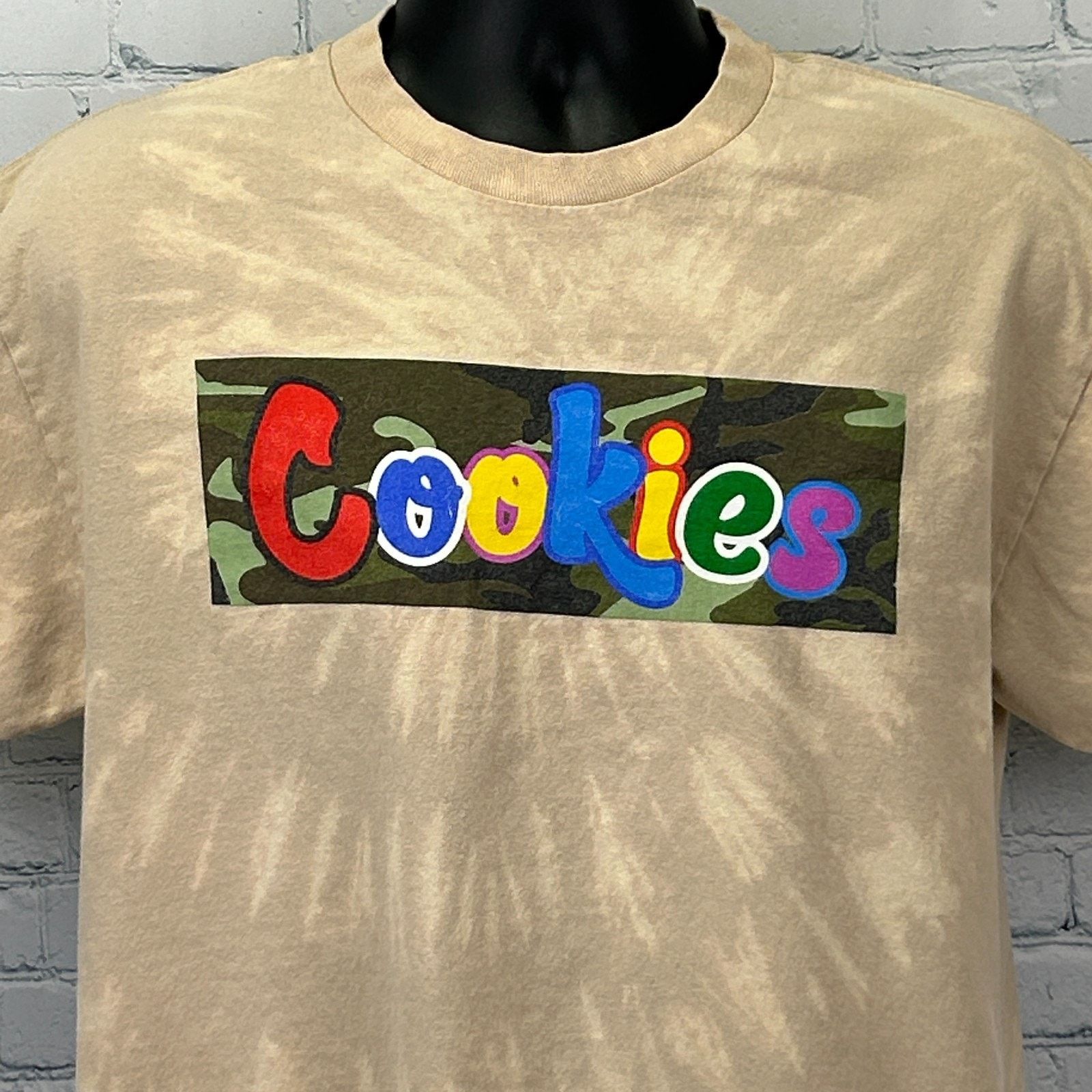 Cookies Cookies Clothing T Shirt Streetwear SF Beige Tie Dye L Large Size US L / EU 52-54 / 3 - 1 Thumbnail