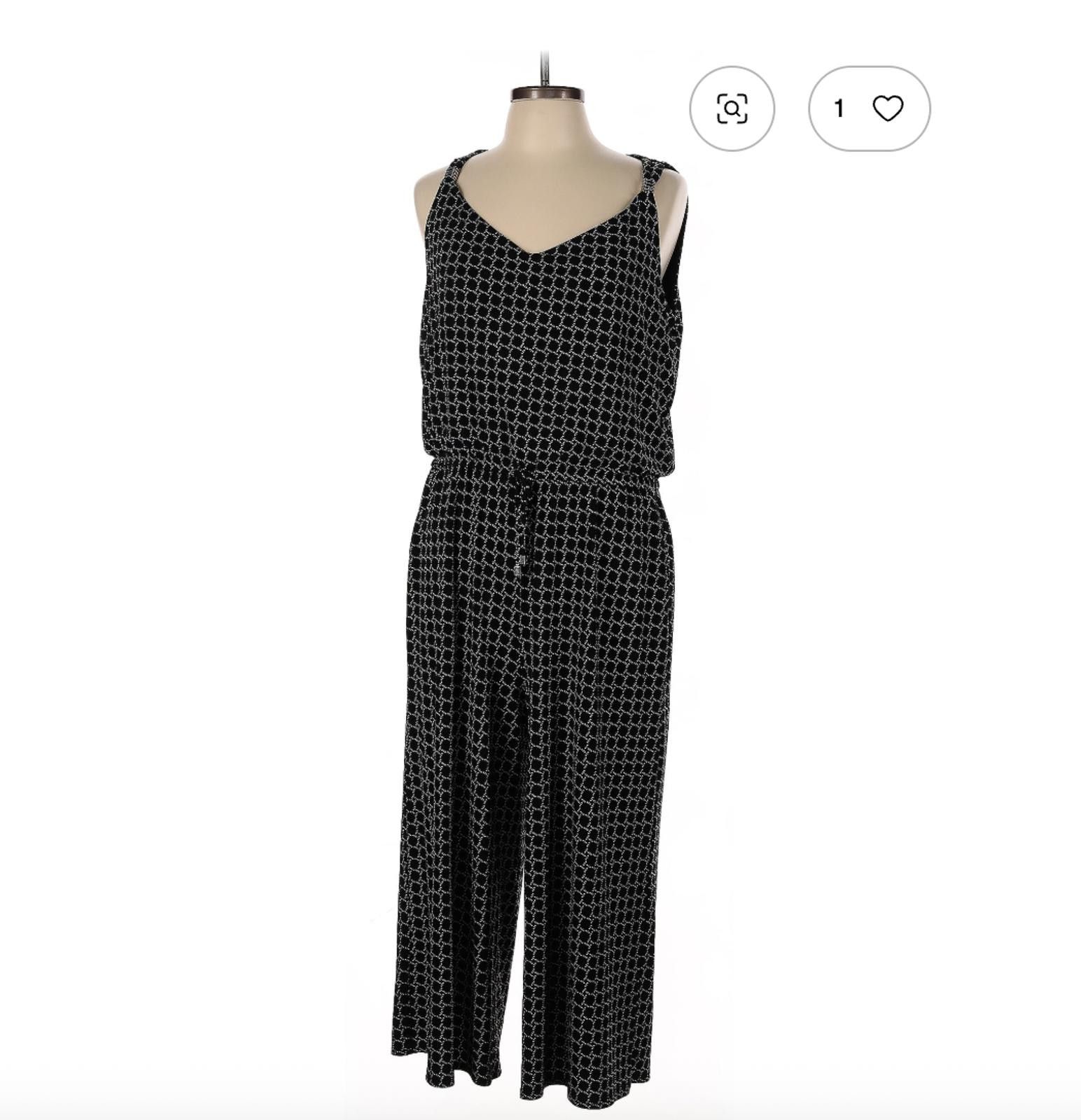 Other White House Black Market Sleeveless Jumpsuit Size L Size 36" / US 14 / IT 50 - 1 Thumbnail