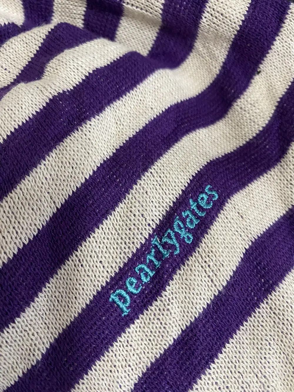 Japanese Brand Pearly Gates Stripe Design Beanie Hat Size ONE SIZE - 6 Thumbnail