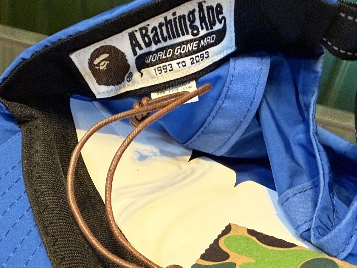 Bape A Bathing Ape Blue Hat Adjustable Size ONE SIZE - 4 Thumbnail
