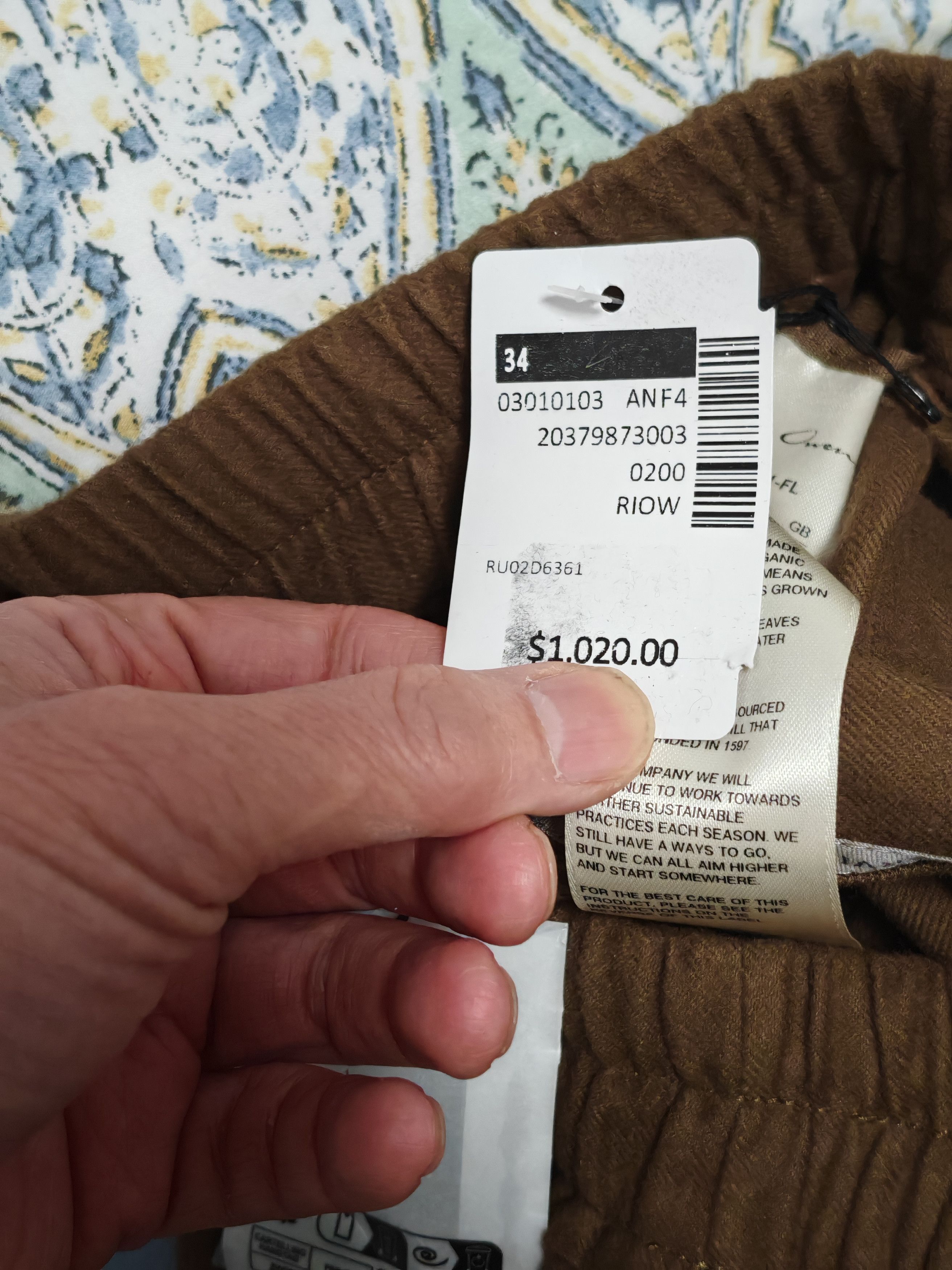 Rick Owens Bela Pants Size US 34 / EU 50 - 14 Thumbnail