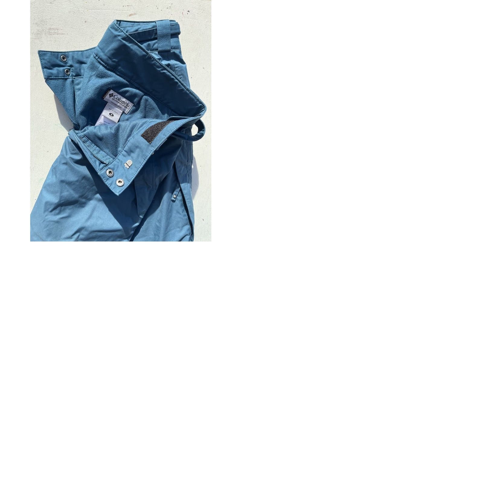 Vintage VINTAGE Women's Columbia Snow Pants Blue Lined S Winter Nylon Zip Rip Slopes USA Size 28" / US 6 / IT 42 - 10 Thumbnail